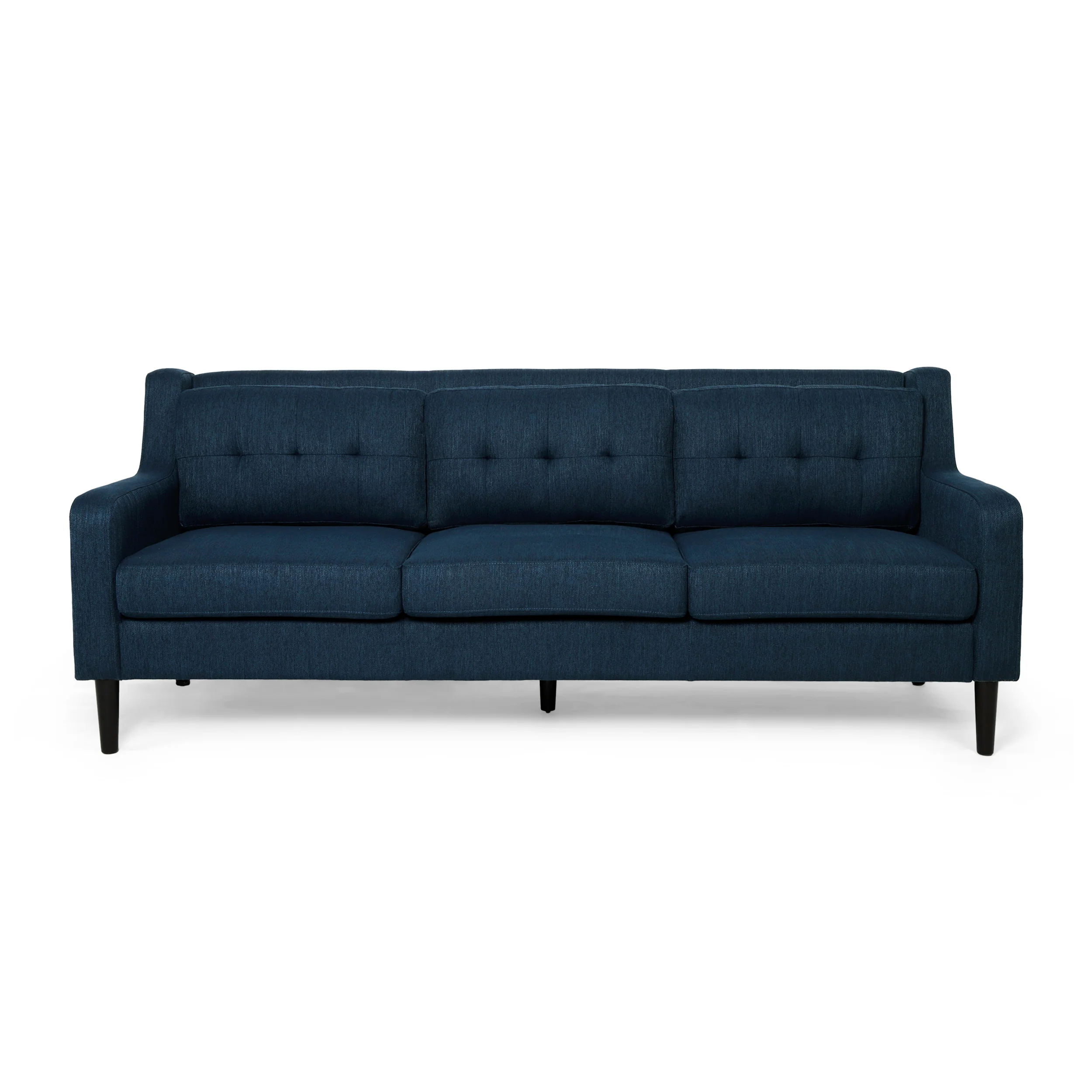 Daelynn Tufted Fabric 3 Seater Sofa - furnishings