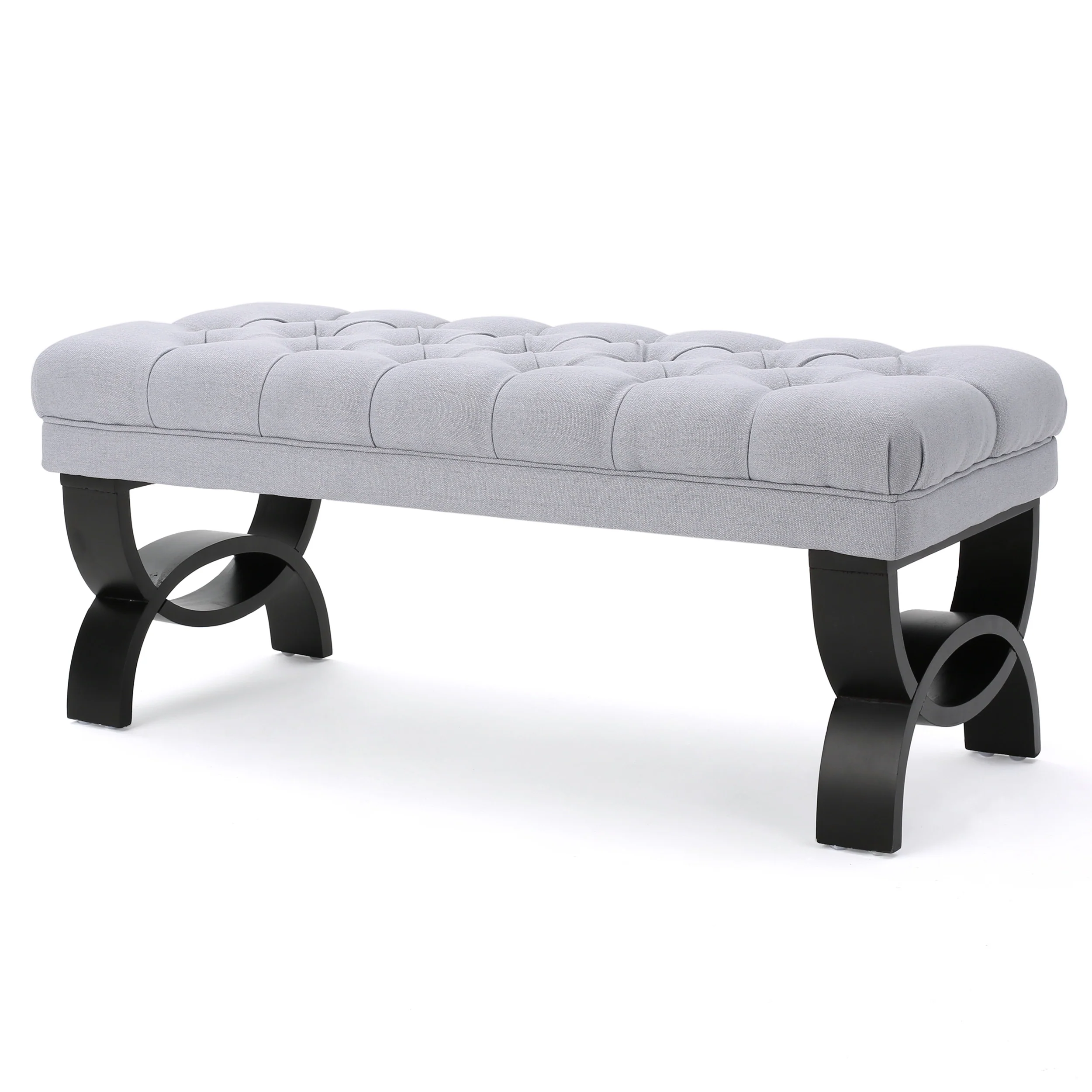 Reddington Tufted Fabric Ottoman Bench - furnishings