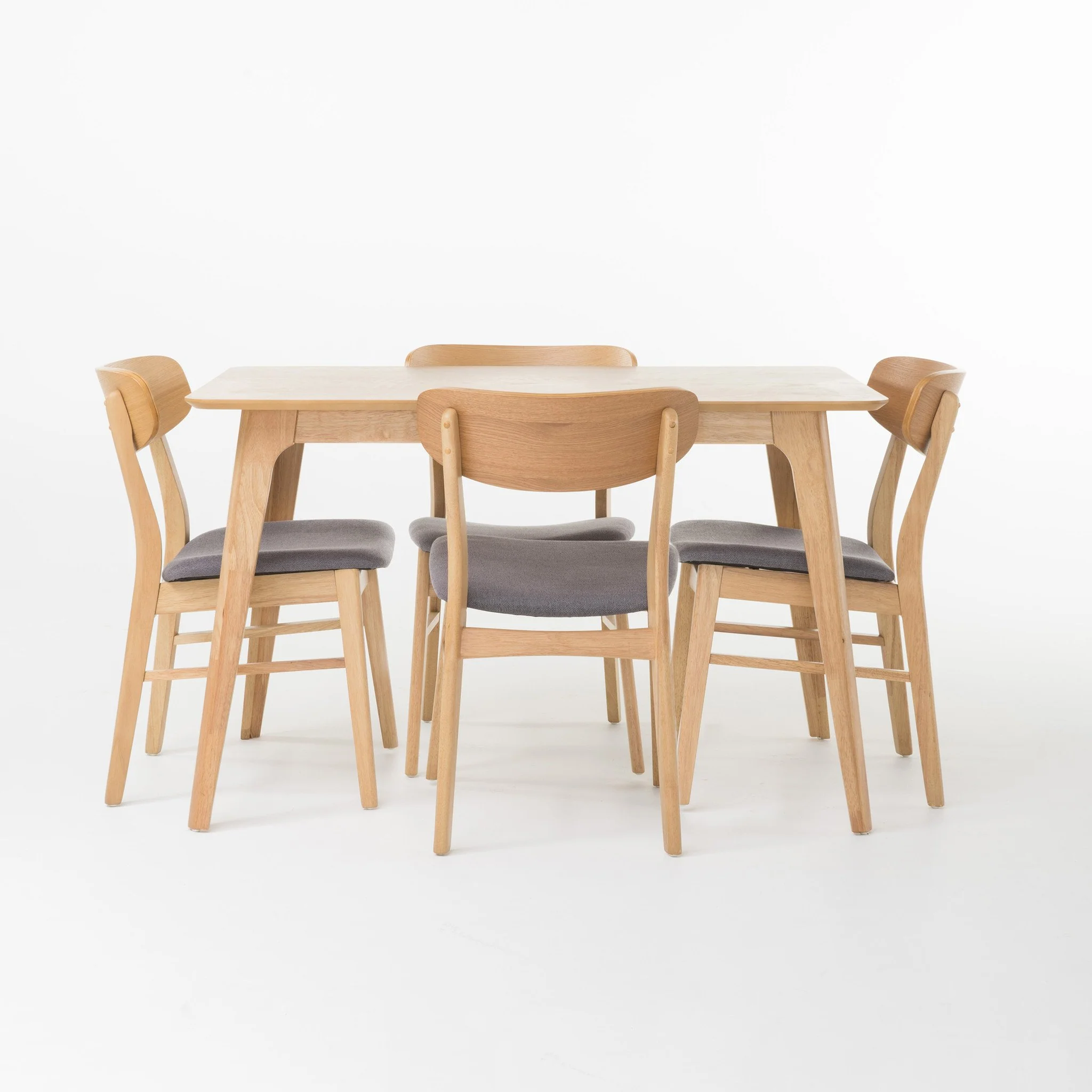Iriat Mid-Century Modern 5 Piece Dining Set - furnishings