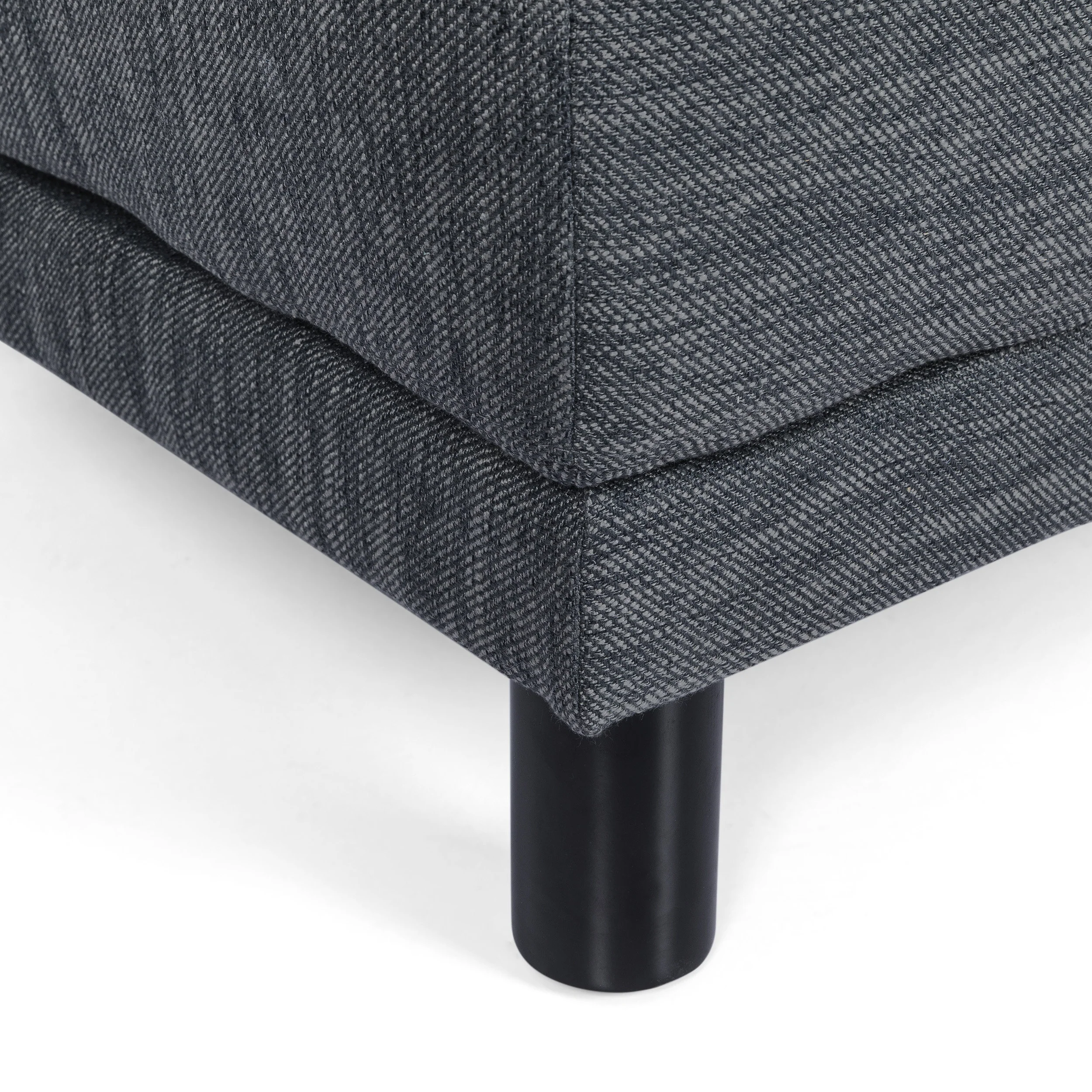 Wellston Contemporary Fabric Upholstered Chaise Lounge - furnishings