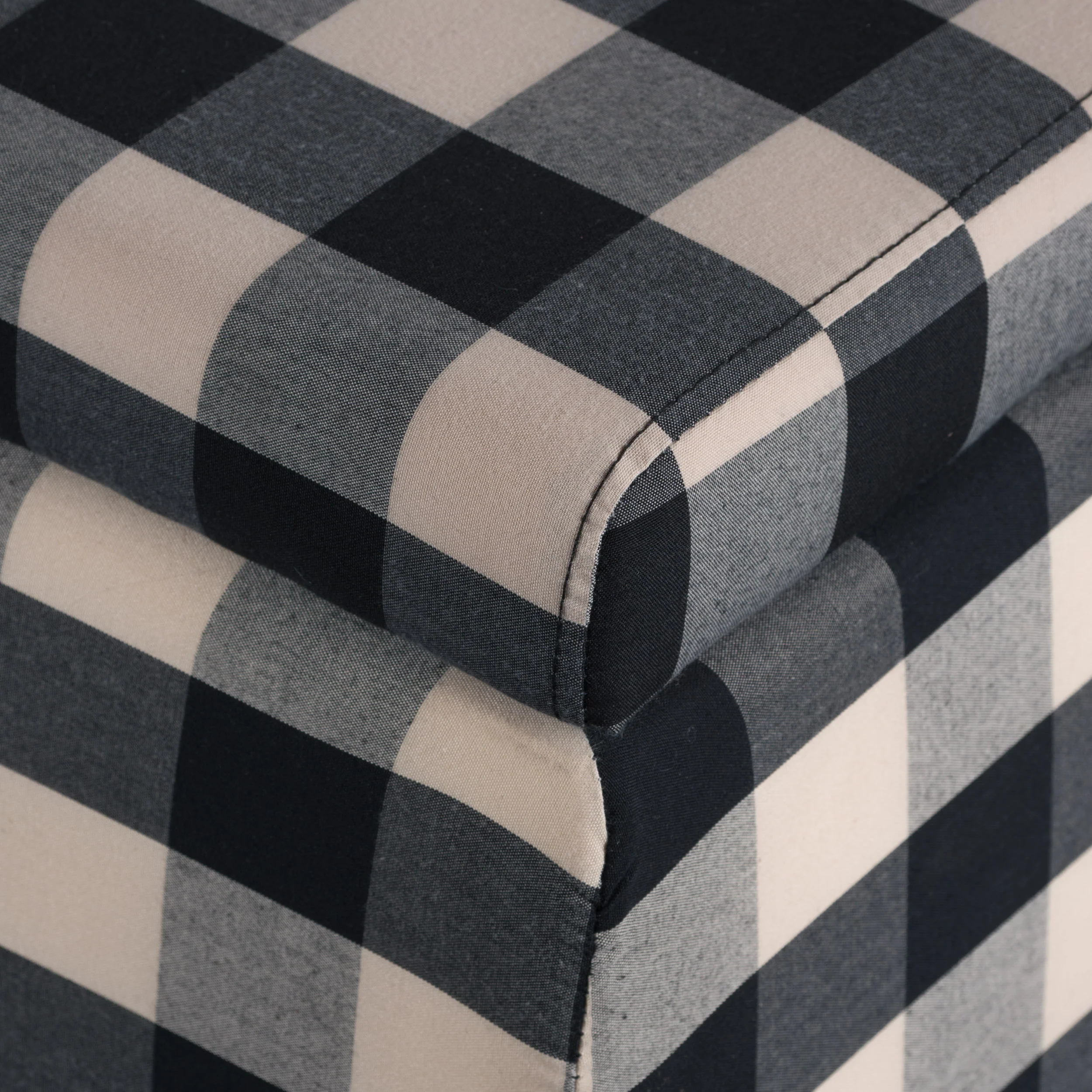 Brianna Rectangle Fabric Storage Ottoman Bench - furnishings