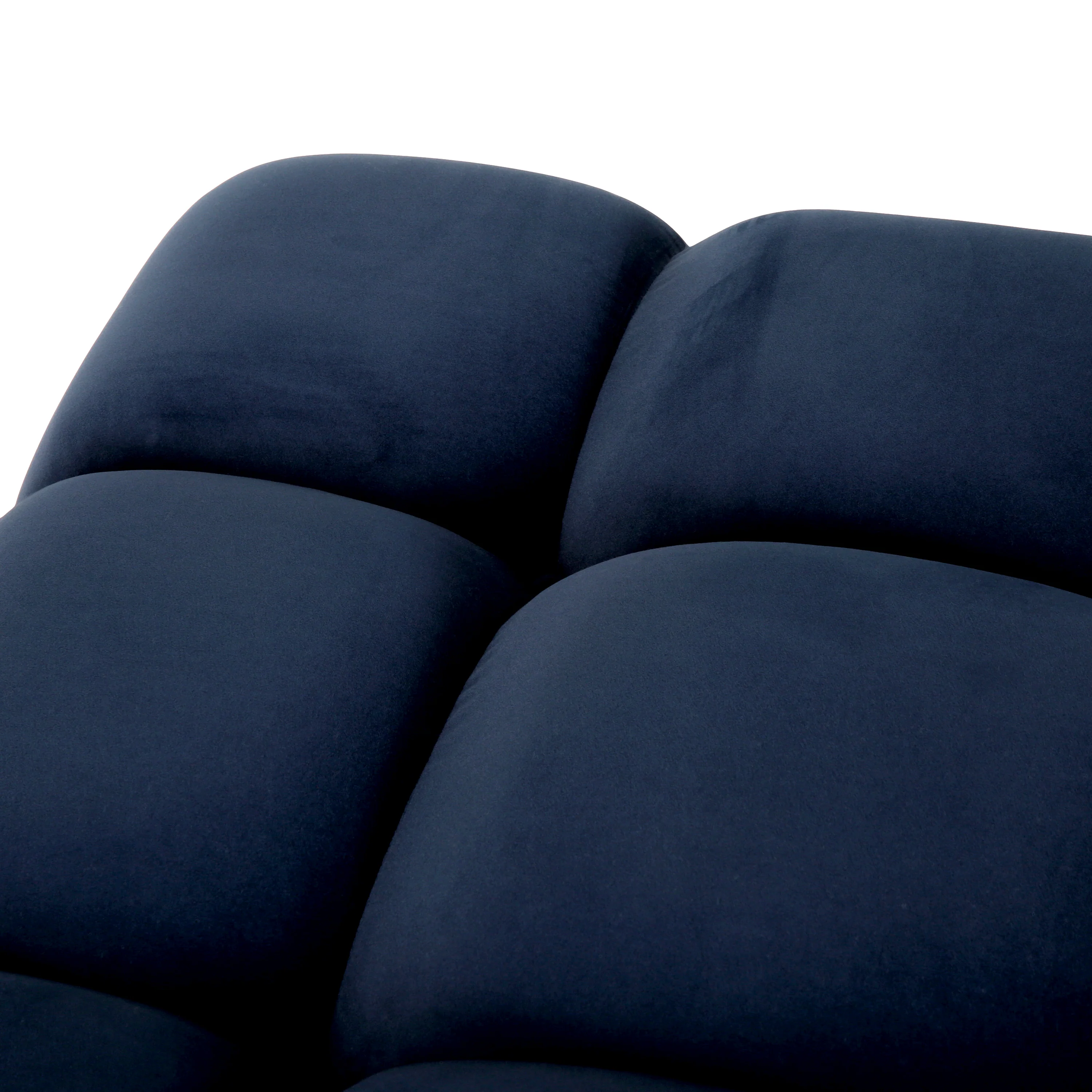 Kildare Velvet Tufted Ottoman - furnishings