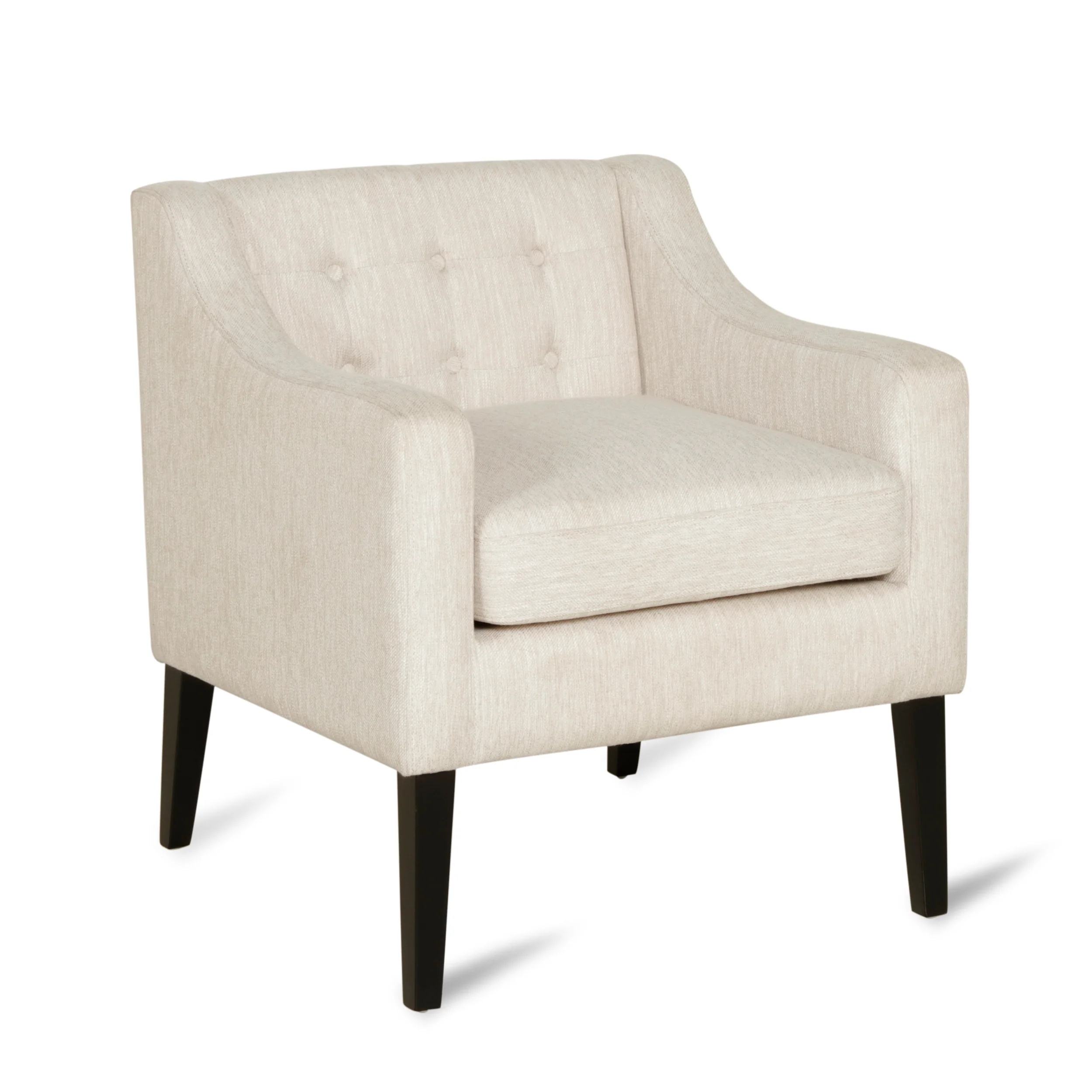 Aragon Contemporary Fabric Tufted Accent Chair - furnishings