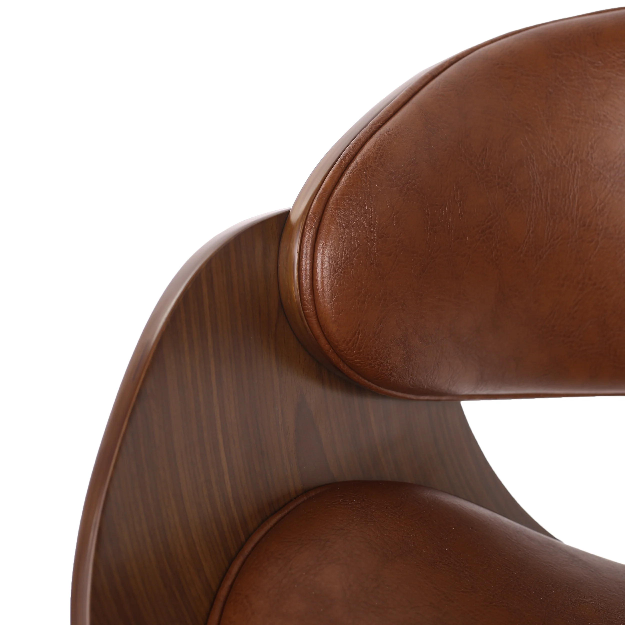 Stillmore Mid-Century Modern Upholstered Swivel Office Chair - furnishings