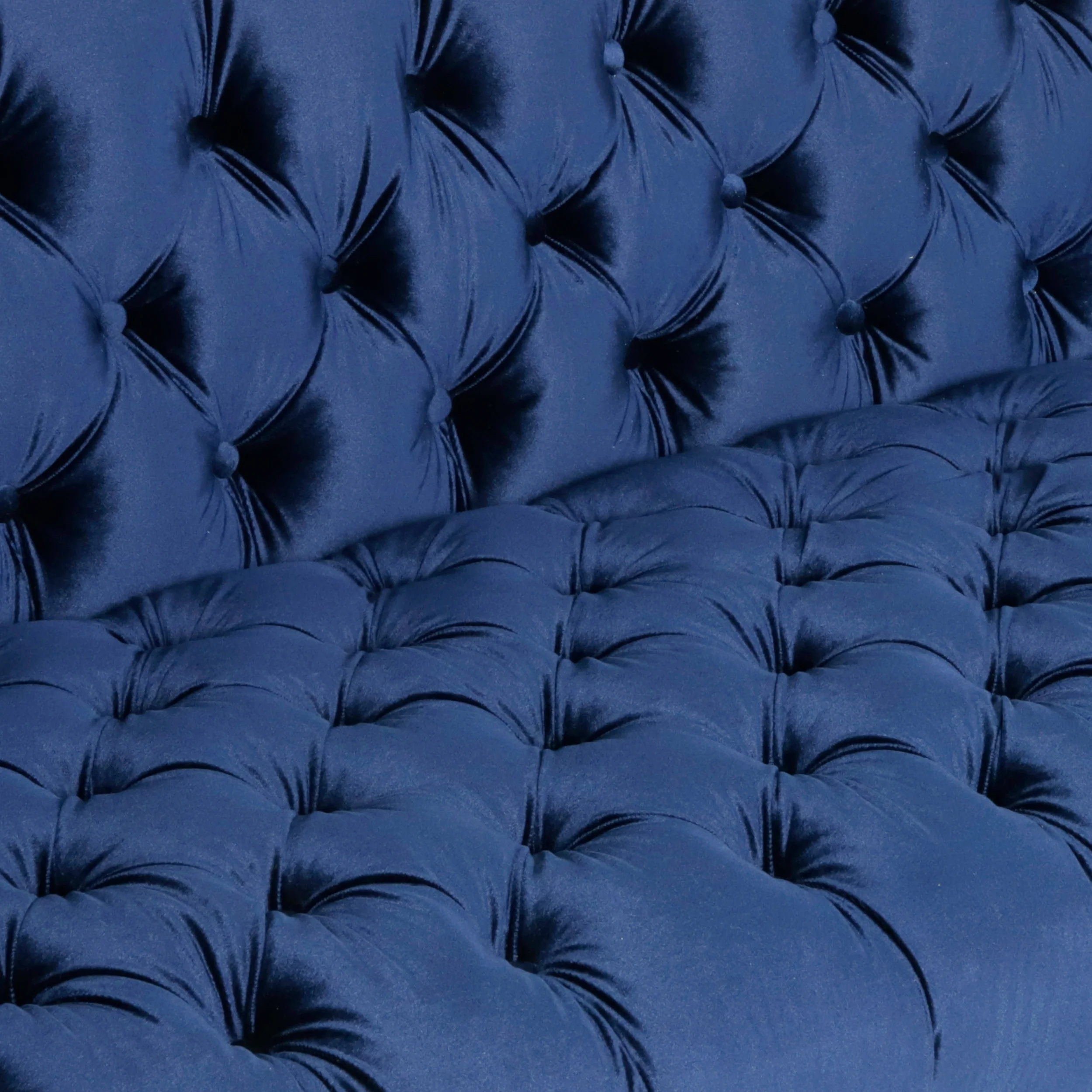 Harnoor Contemporary Tufted Velvet 3 Seater Sofa - furnishings