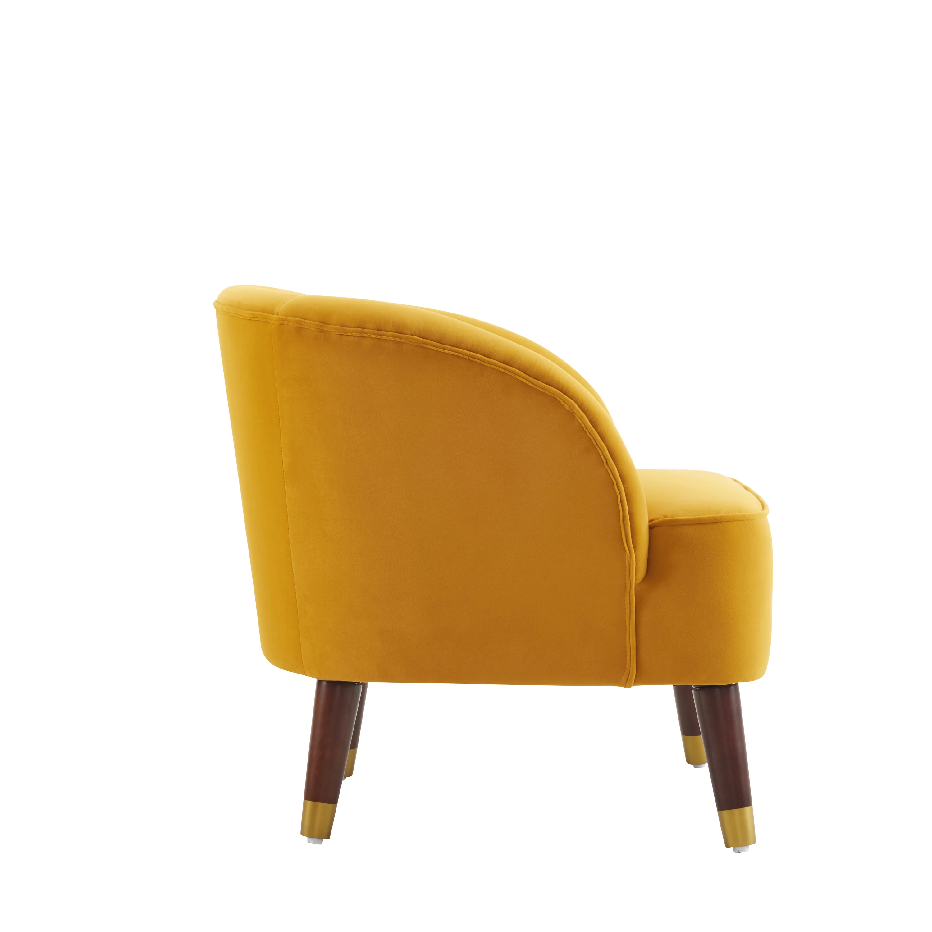 Veneras Velvet Barrel Club Chair - furnishings