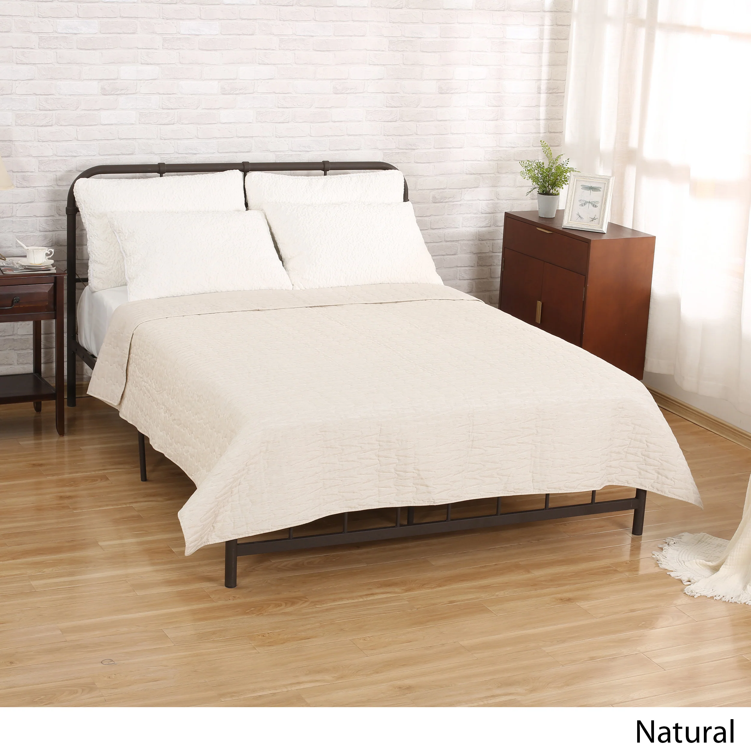 Marie Double Bed Fabric Quilt - furnishings