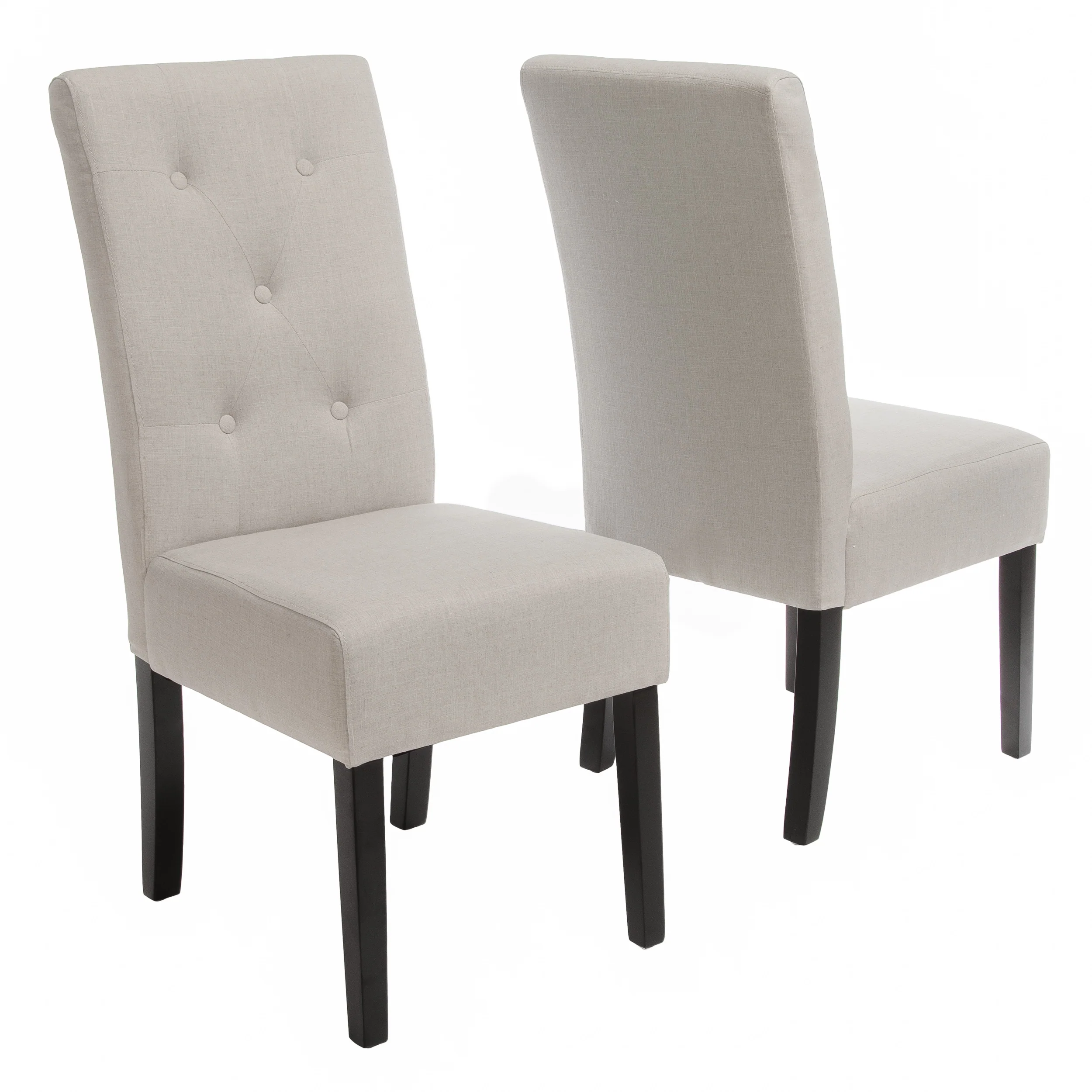 Alexander Natural Fabric Dining Chair (Set of 2) - furnishings