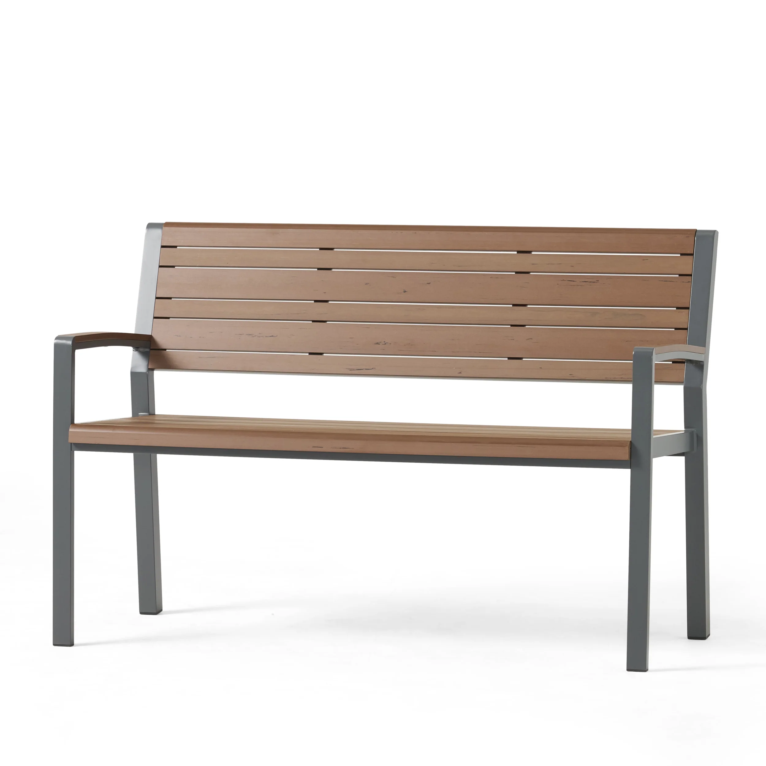 Trimble Outdoor Aluminum Bench - furnishings