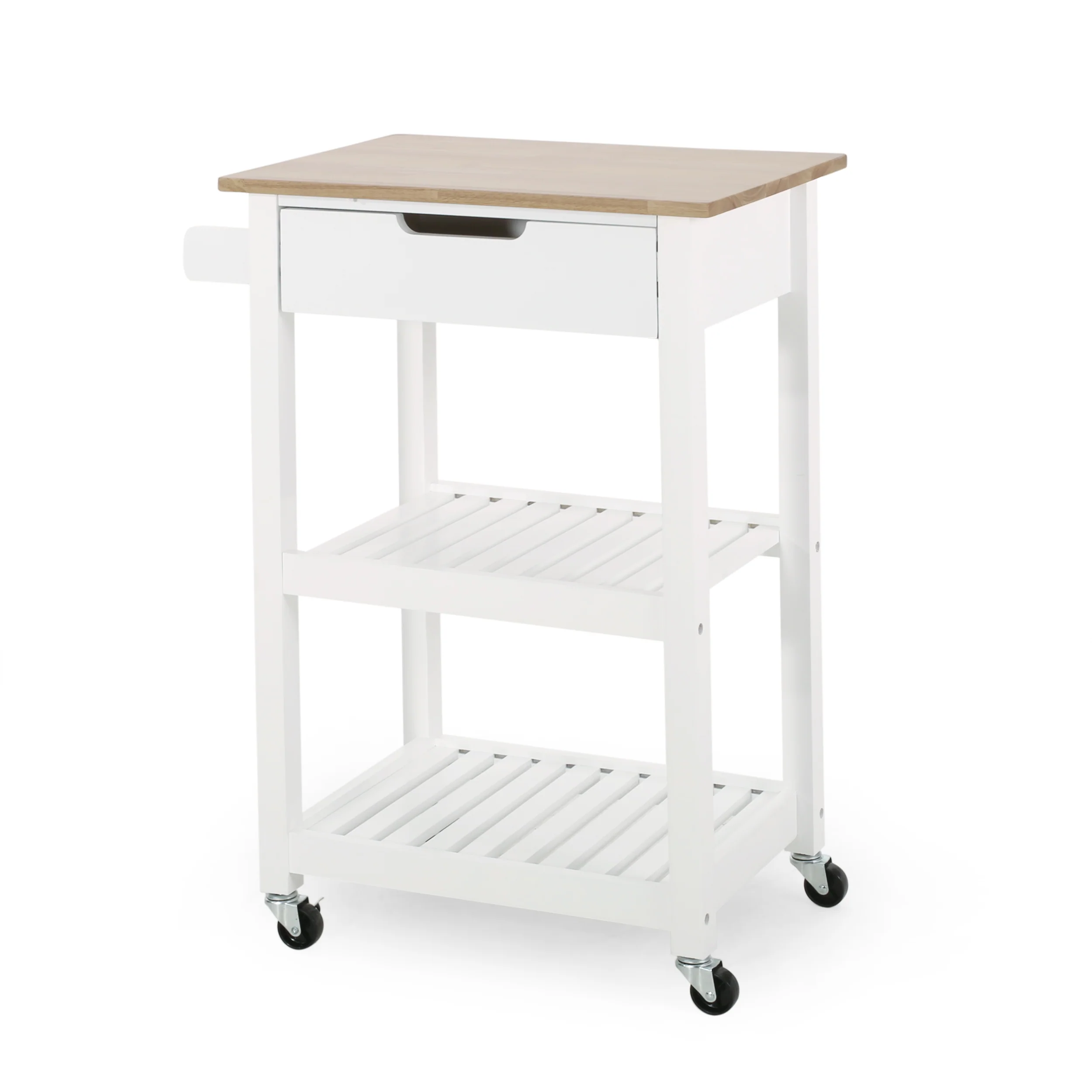 Tattnall Kitchen Cart with Wheels - furnbro