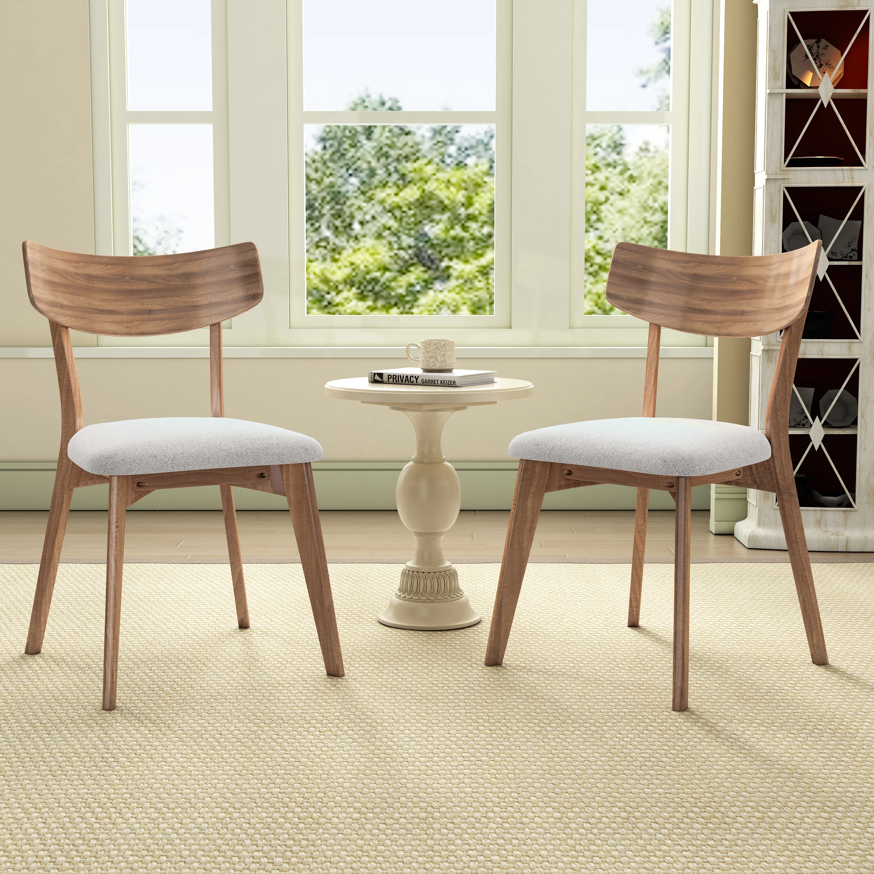 Solvanta Mid Century Modern Dining Chairs - furnishings
