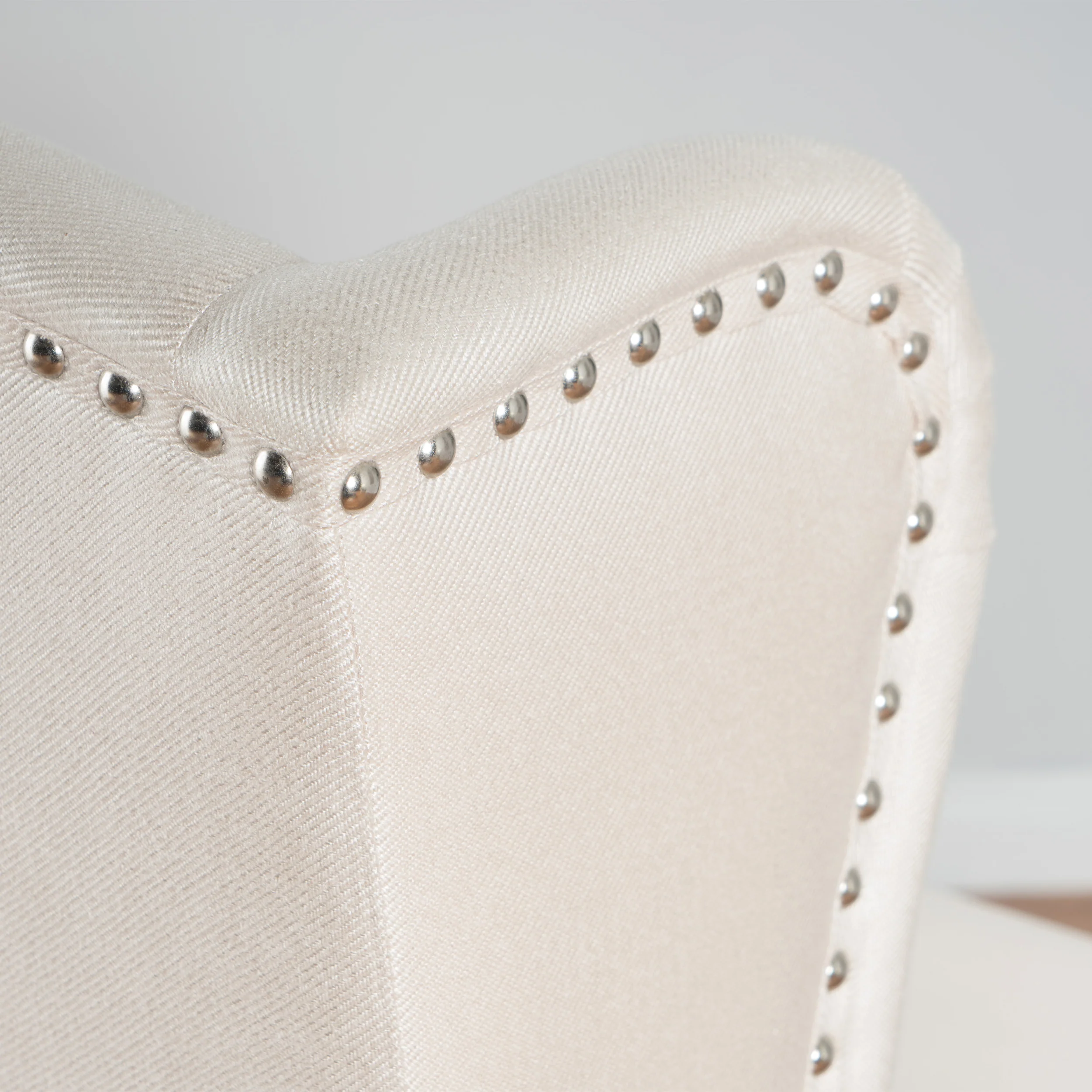 Asheville Modern Fabric Wingback Chair - furnishings