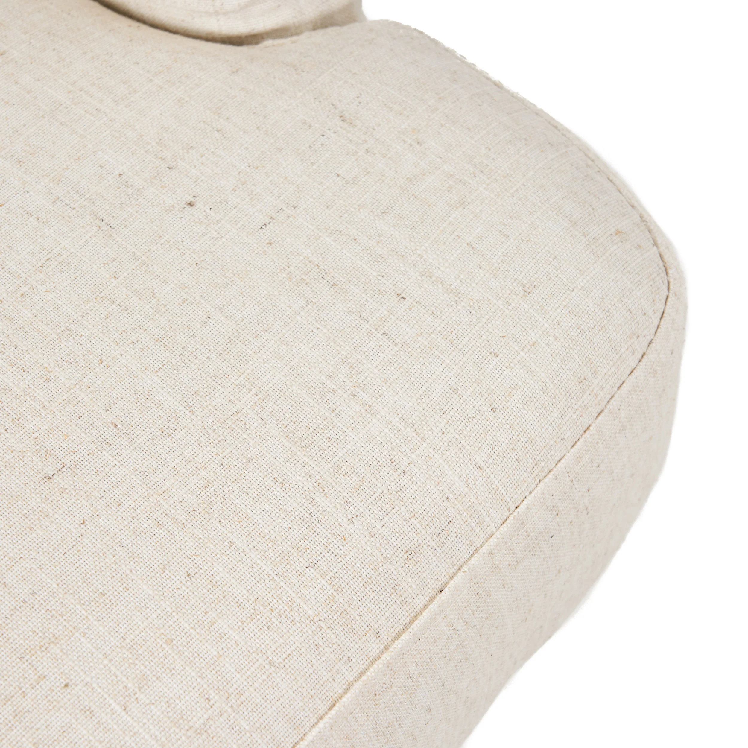 Westman 30-Inch Beige Fabric Swivel Backed Barstool (Set of 2) - furnishings