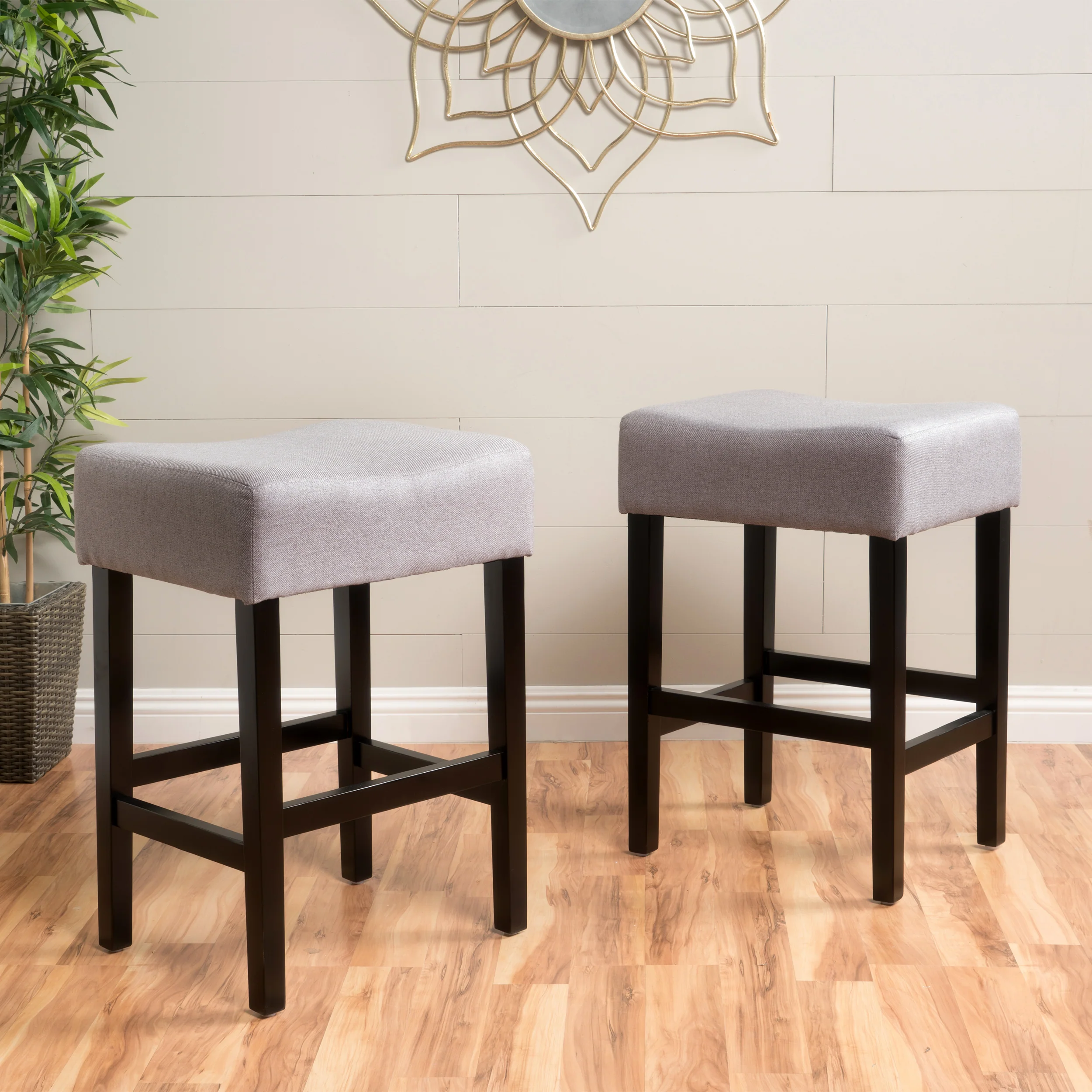 Coventry 26-Inch Fabric Backless Counter Stool (Set of 2) - furnishings