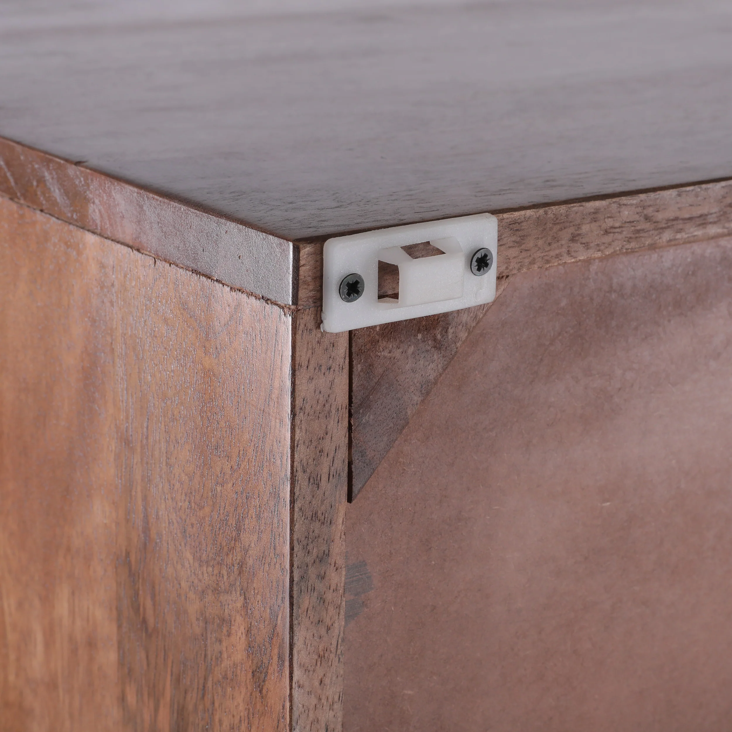 Senoia Handcrafted Mid-Century Modern Mango Wood 3 Drawer Chest - furnishings
