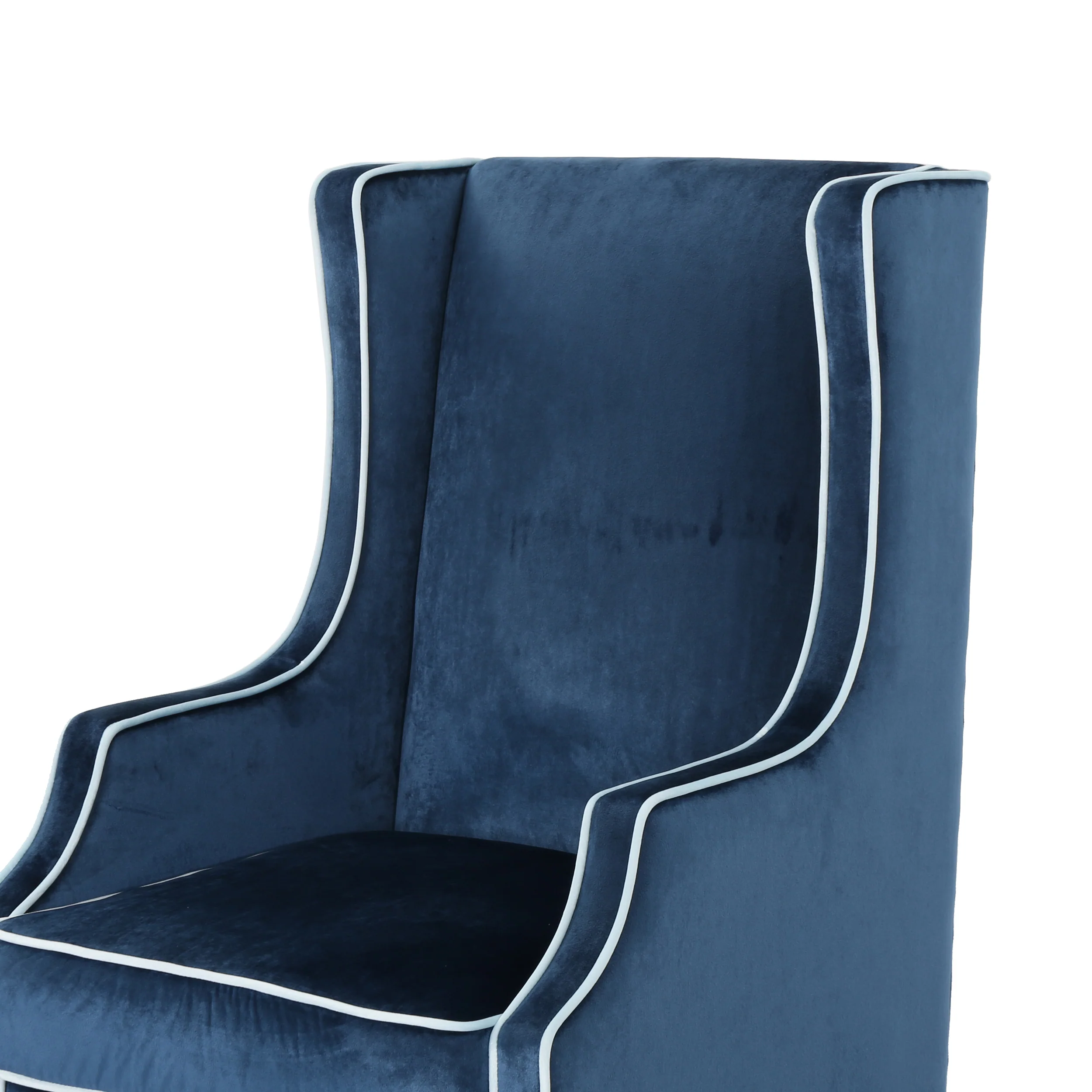 Edell Velvet Wingback Accent Chair - furnishings