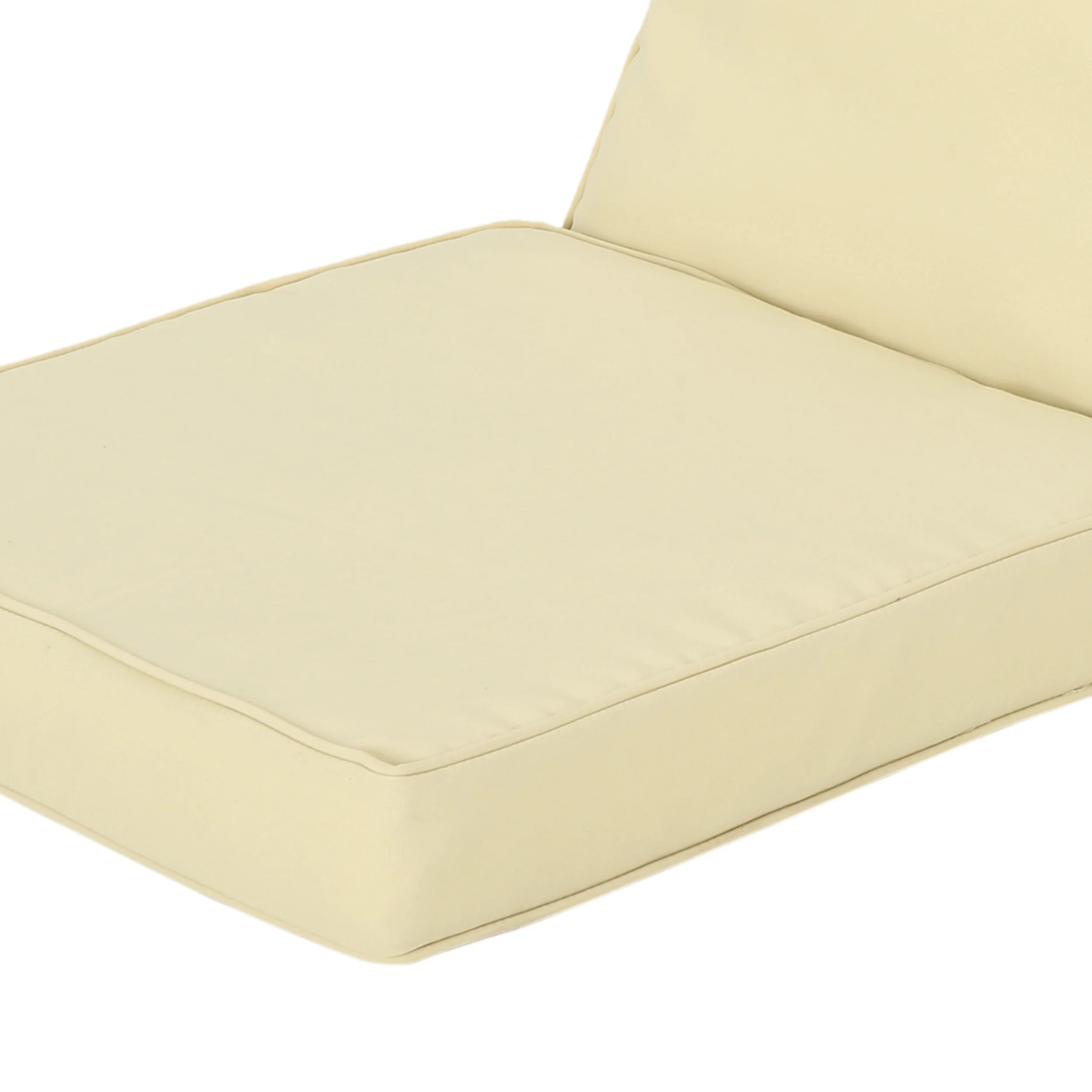 Atiyah Outdoor Water Resistant Fabric Club Chair Cushions with Piping (Set of 2) - furnishings
