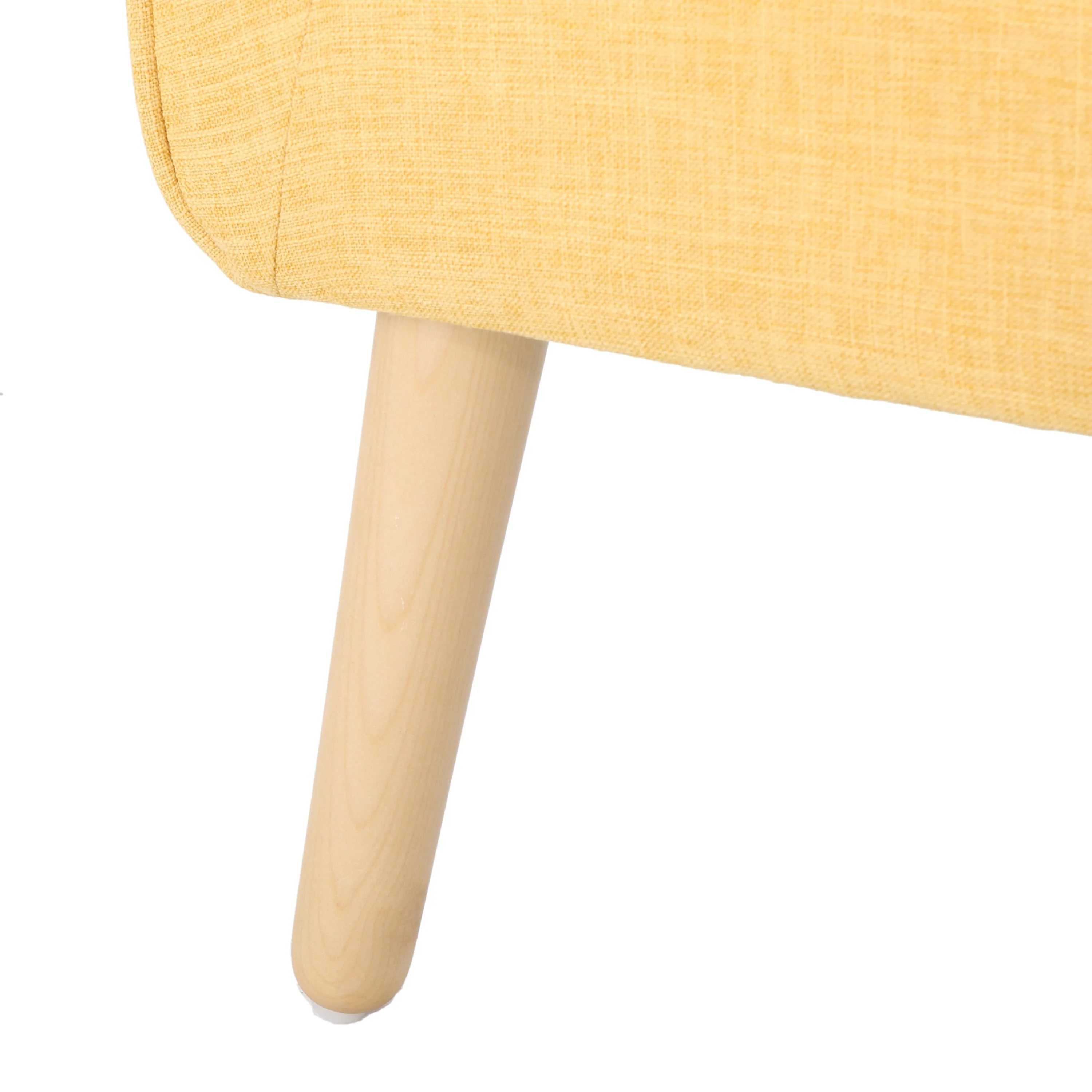 Eonna Mid-Century Modern Button Tufted Fabric Upholstered Accent Chair - furnishings