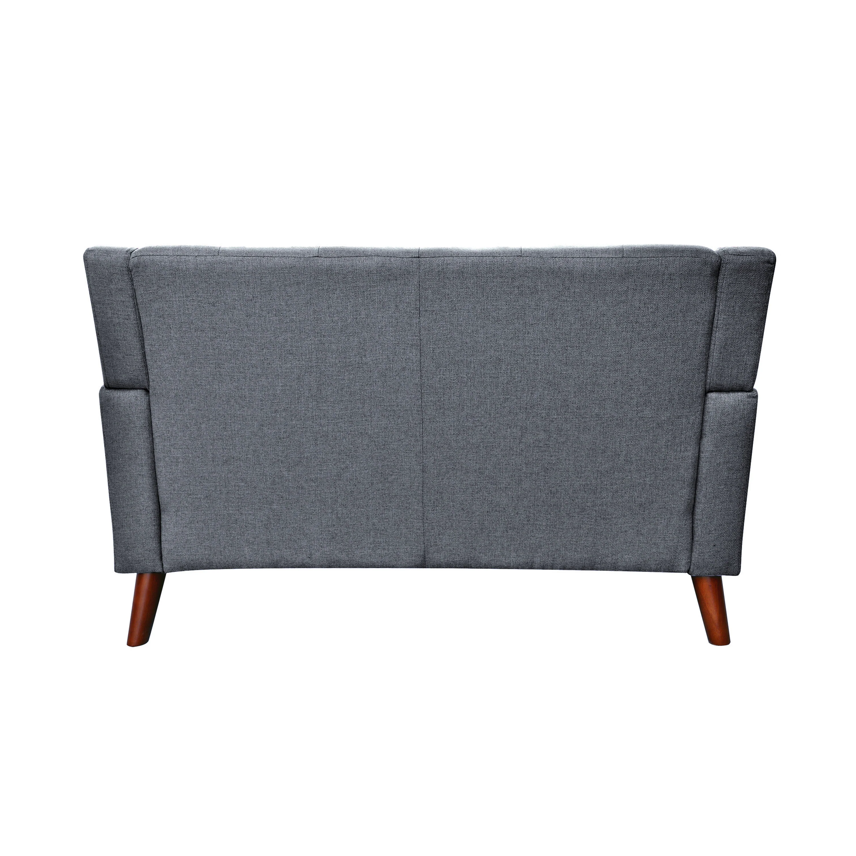 Anvith Mid Century Modern Fabric Loveseat - furnishings