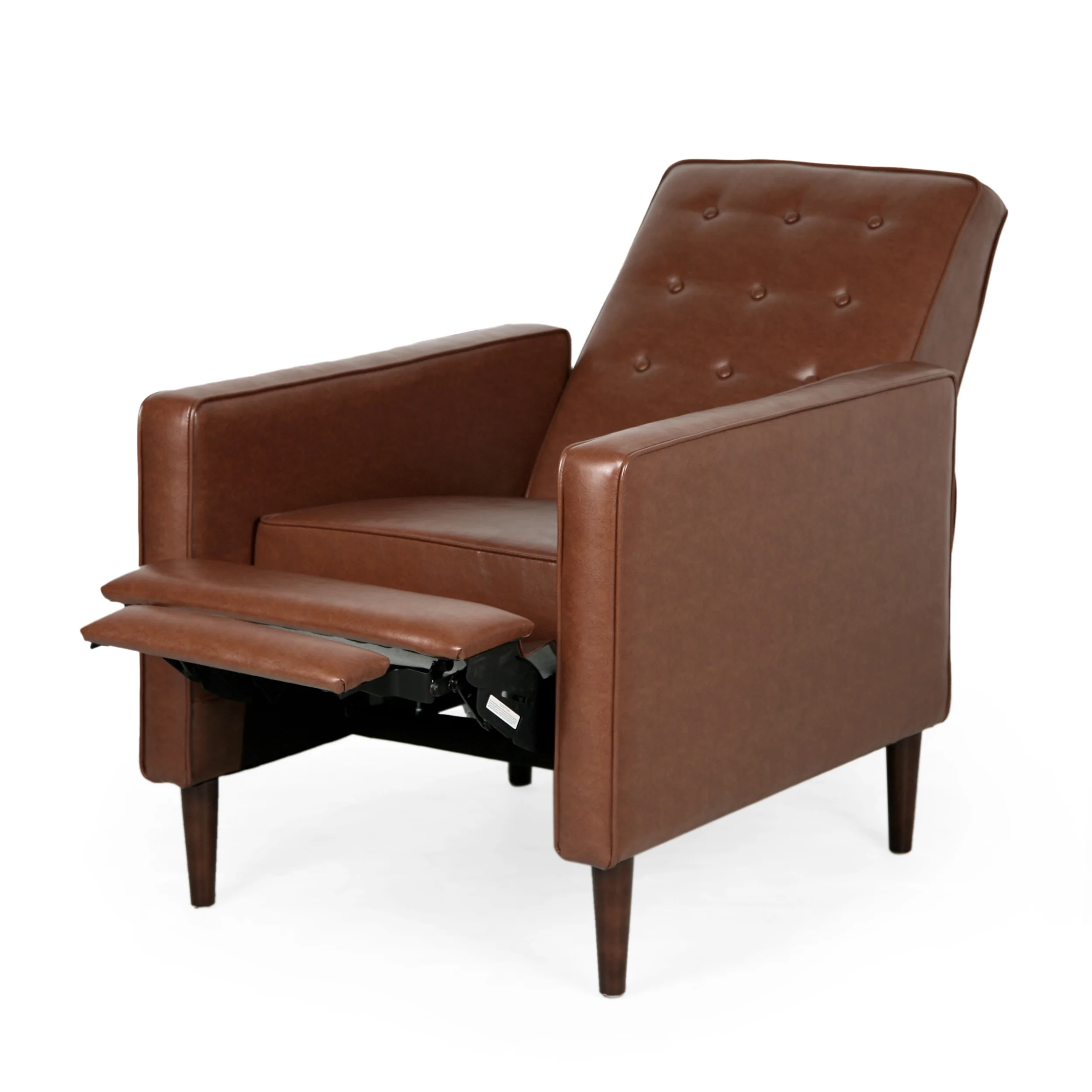 Mason Mid-Century Modern Button Tufted Recliners (Set of 2) - furnishings