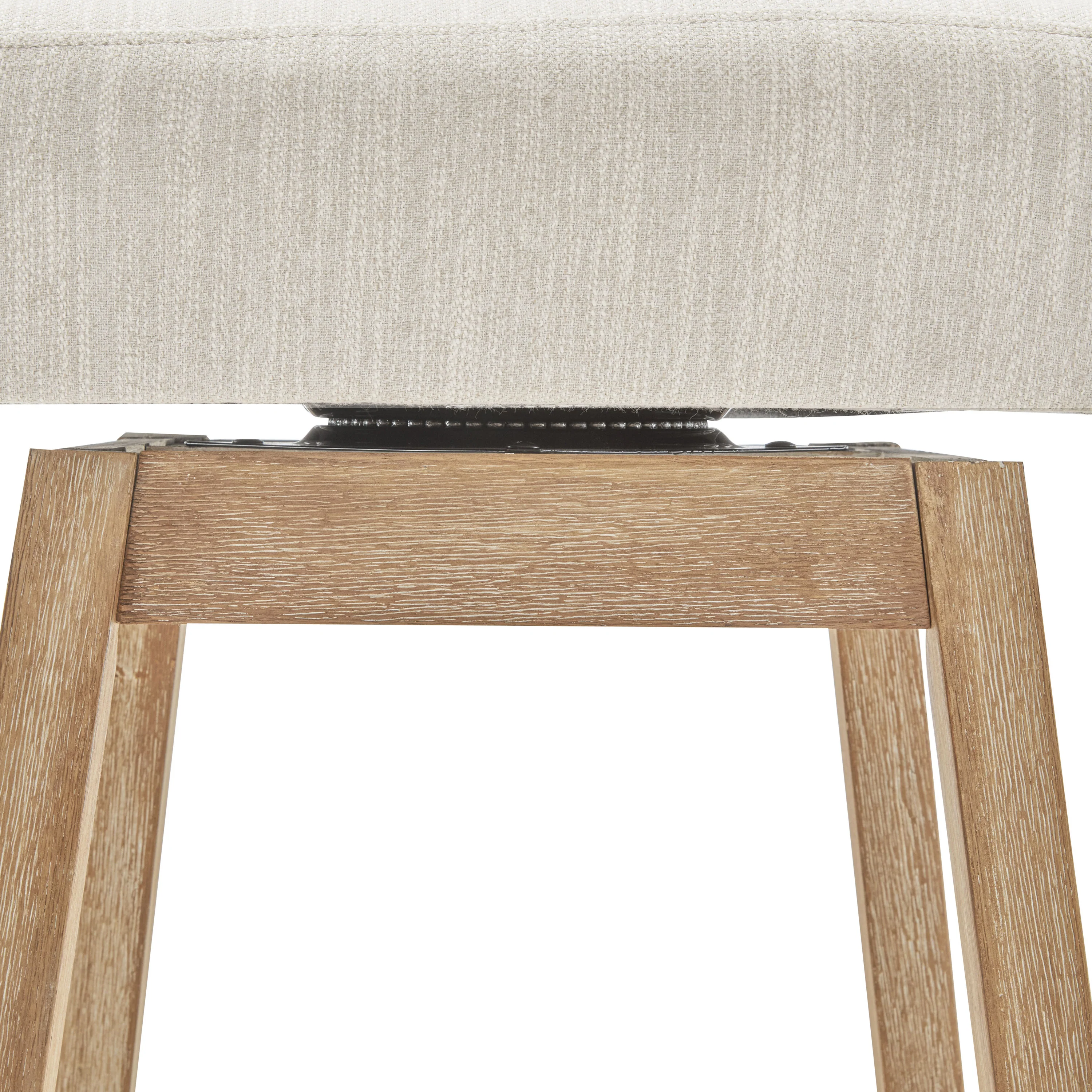 Skyleer Swivel Upholstered Counter Stools - furnishings