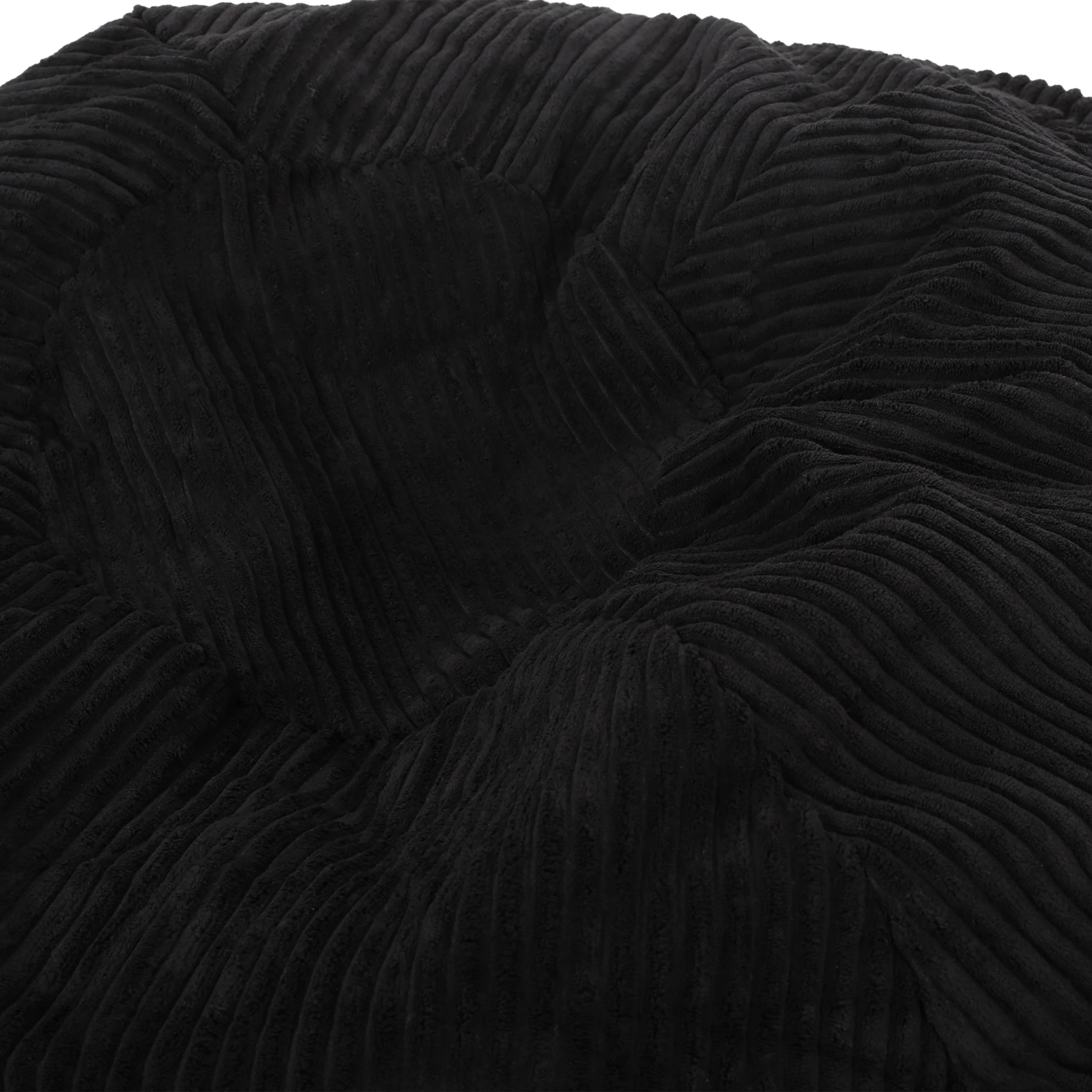 Germaine 3 Foot Modern Corduroy Beanbag - furnishings