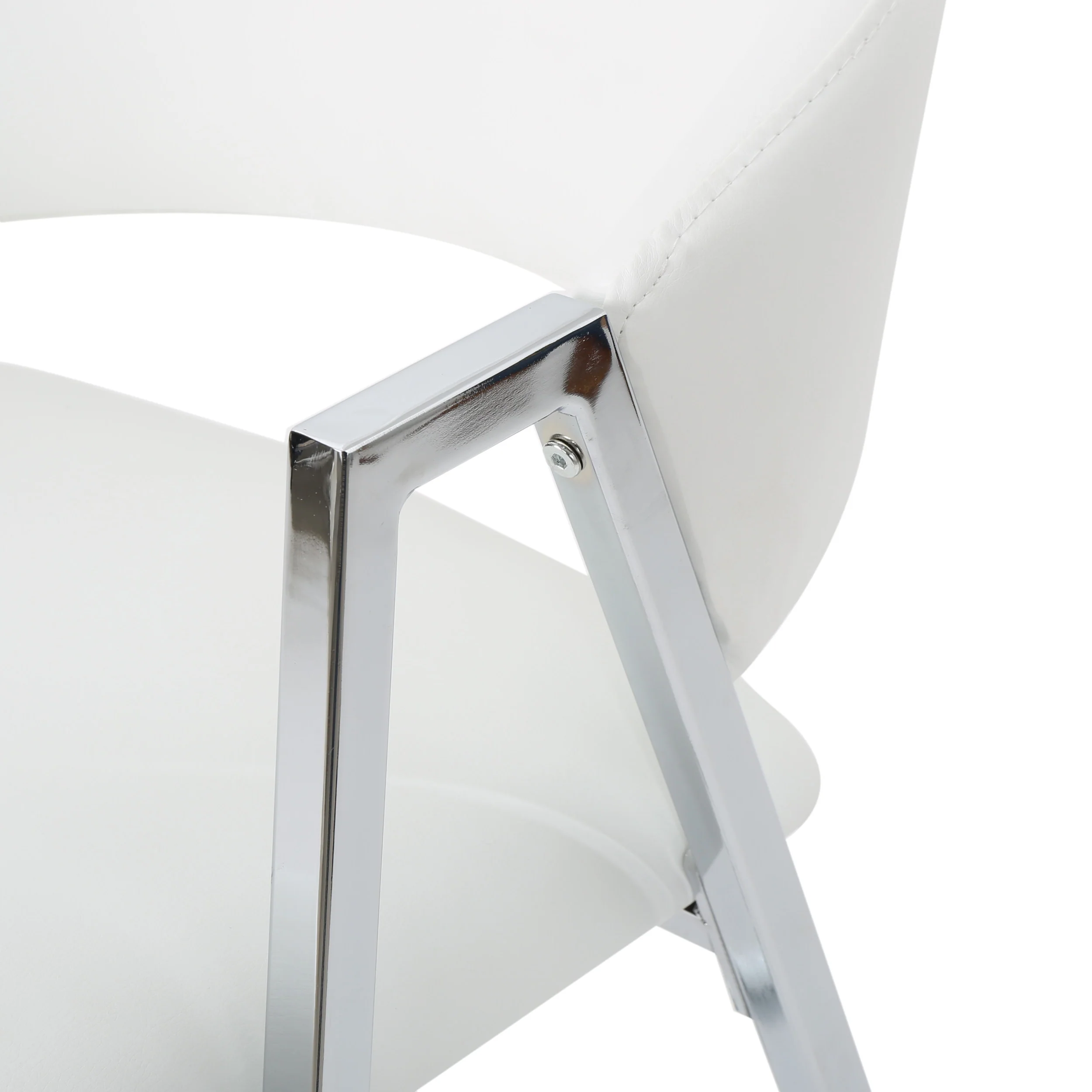Emily Modern Leather 28.25 Inch Barstool (Set of 2) - furnishings