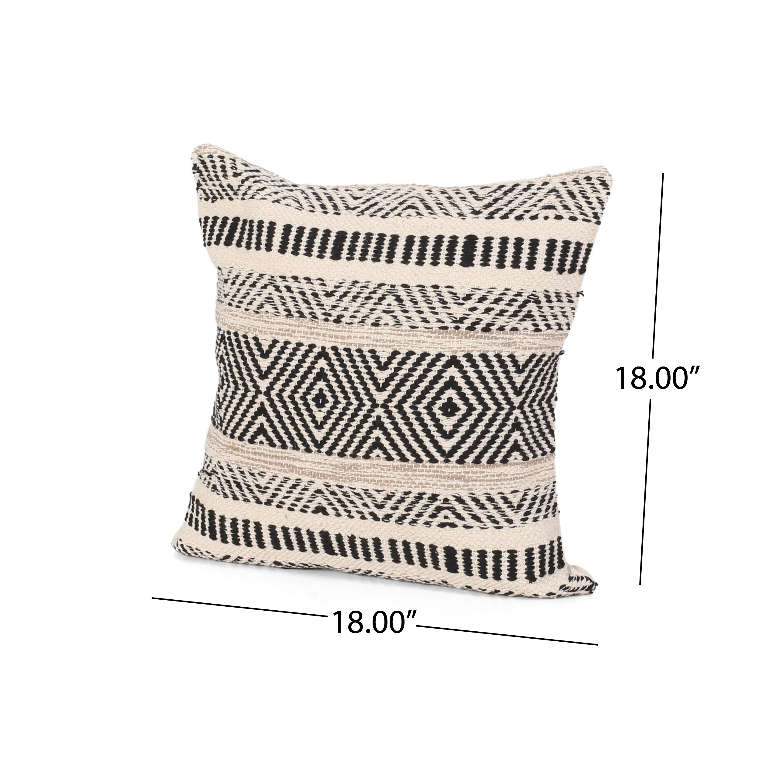 Tannen Boho Cotton Throw Pillow - furnishings