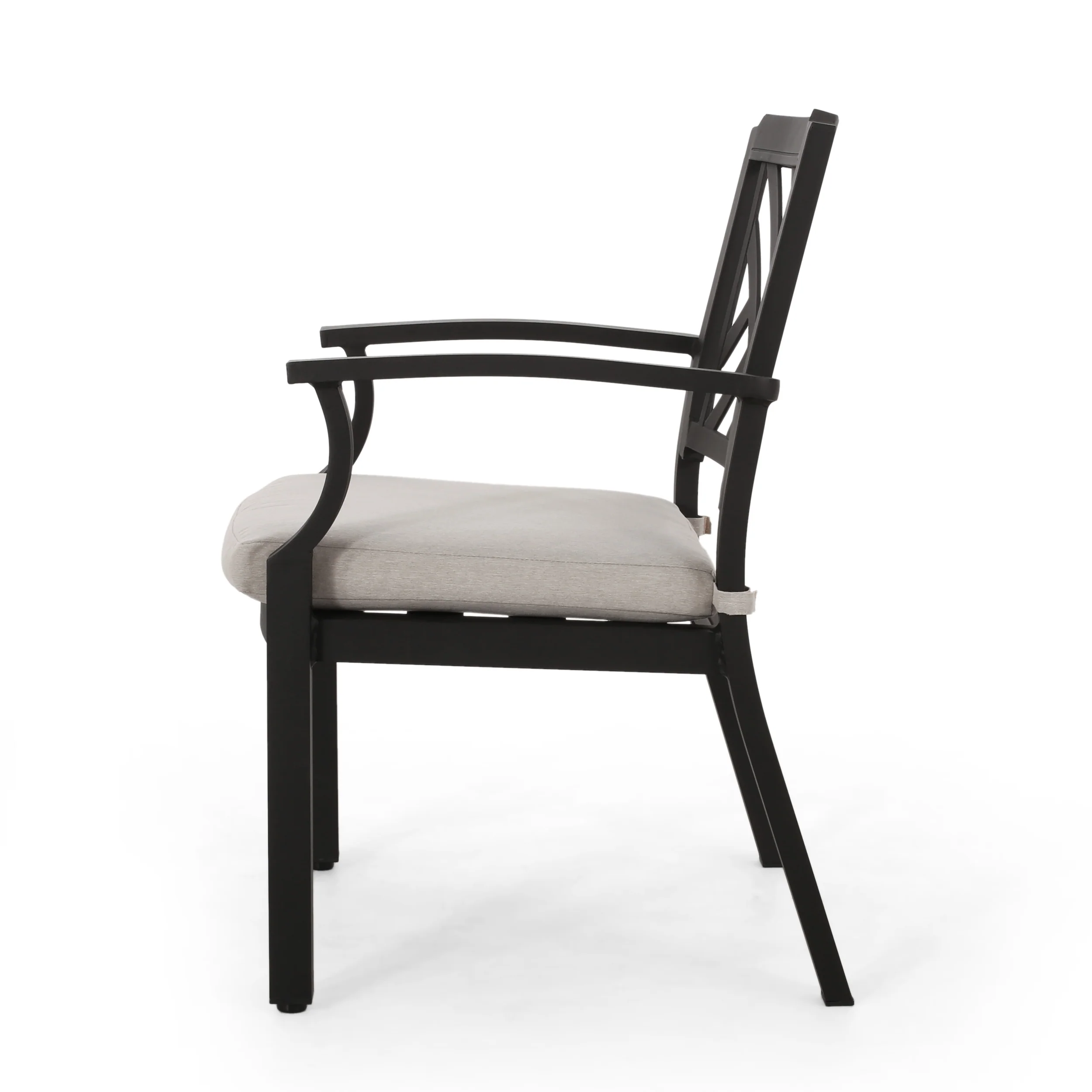 Arlene Waterford Outdoor Aluminum 6 Piece Dining Set with Bench - furnishings