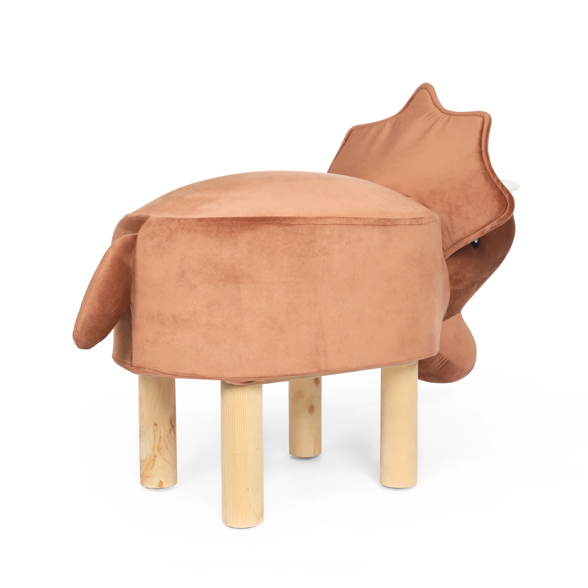 Eliakim Contemporary Kids Triceratops Ottoman - furnishings
