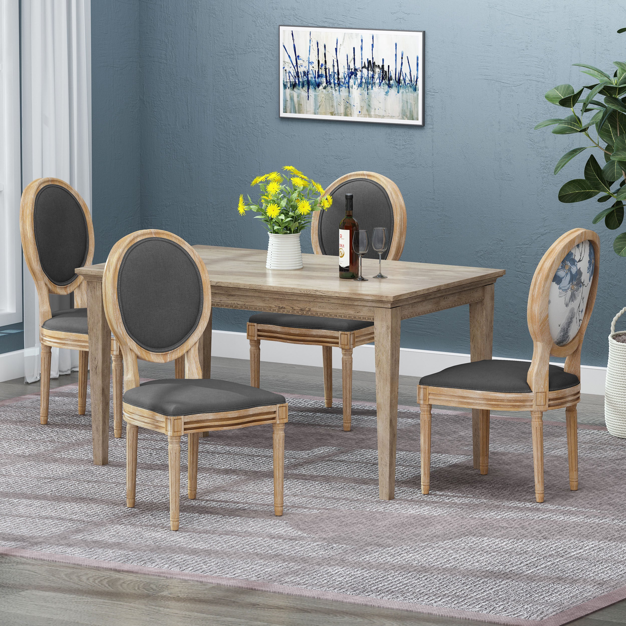 Lariya French Country Dining Chairs (Set of 4) - furnishings