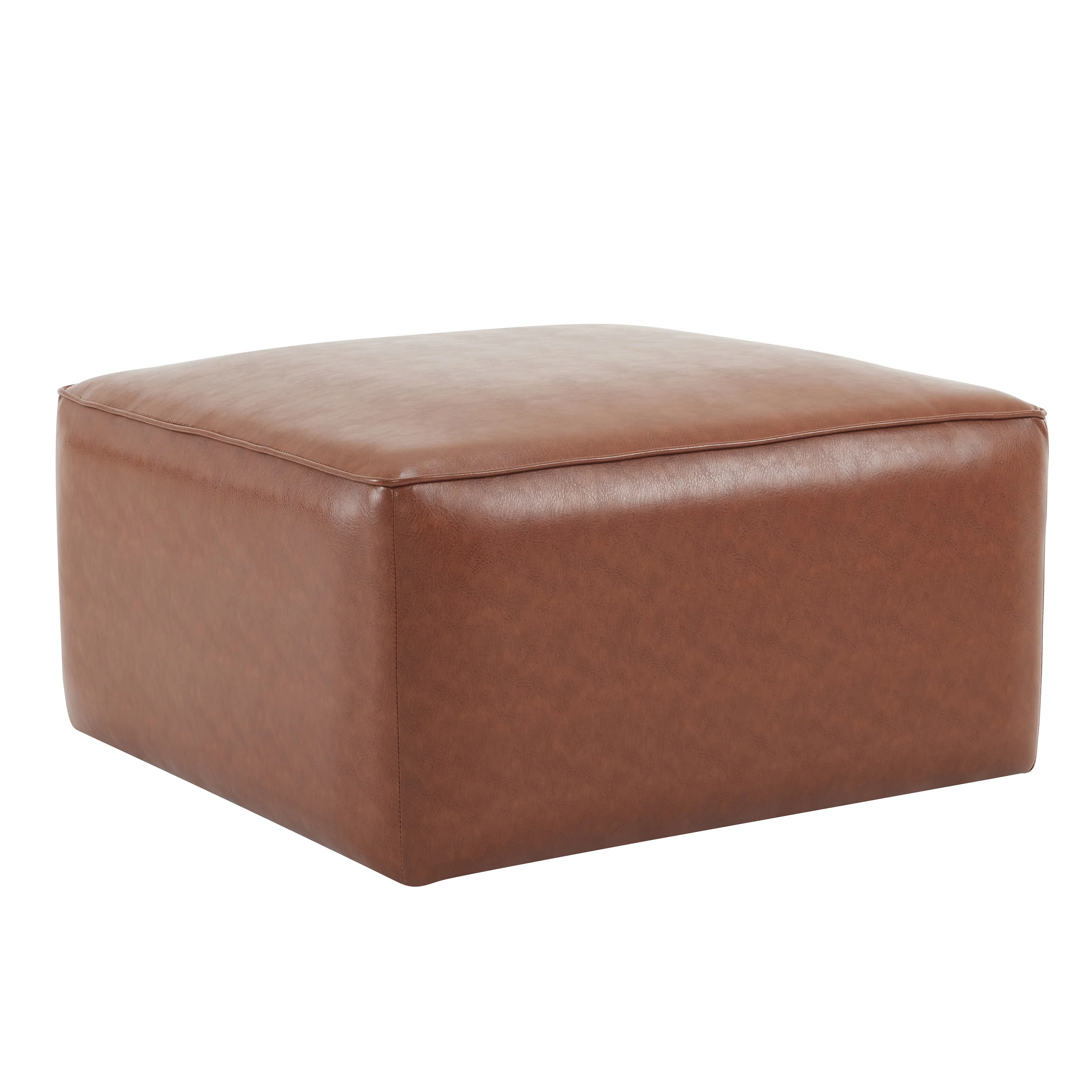 Mirabelle Indoor PU Ottoman - furnishings