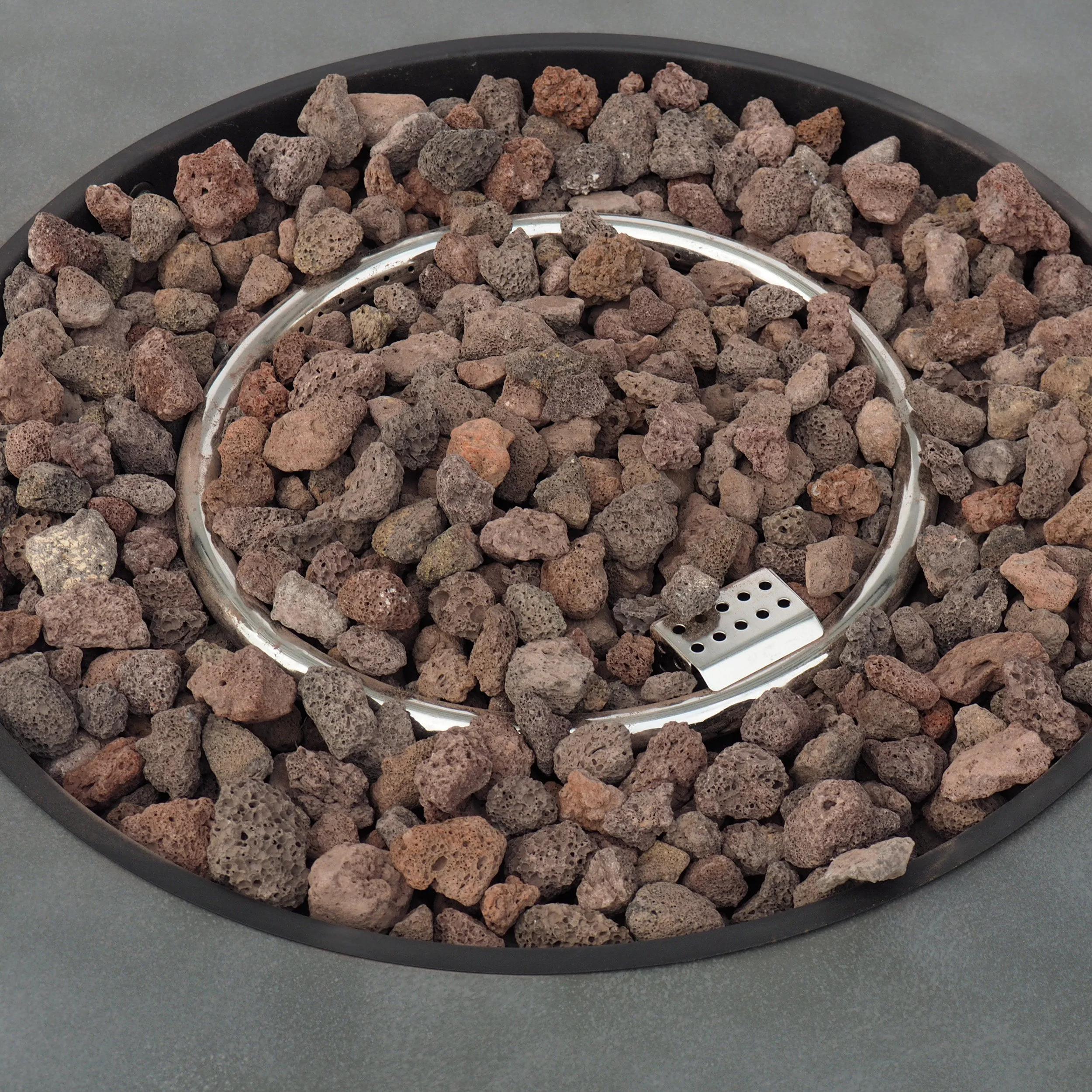 Jasmine Outdoor 40,000 BTU Circular Fire Pit (No Tank Holder) - furnishings