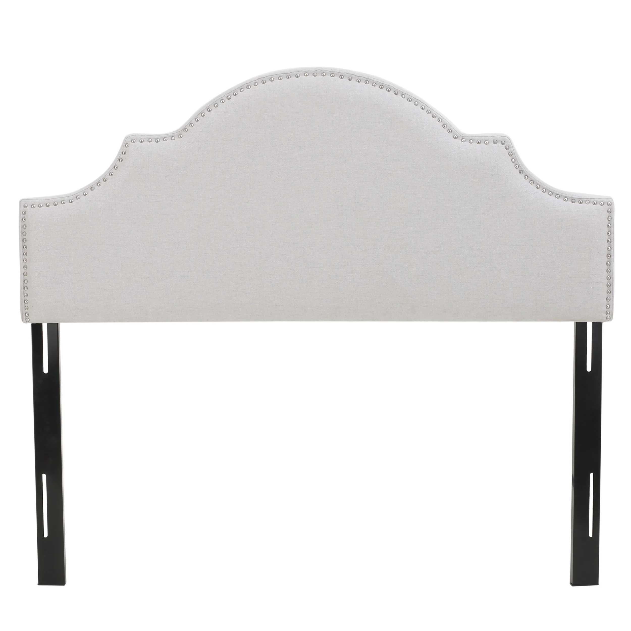 Gwenyth Studded Border Fabric Queen/Full Headboard - furnishings