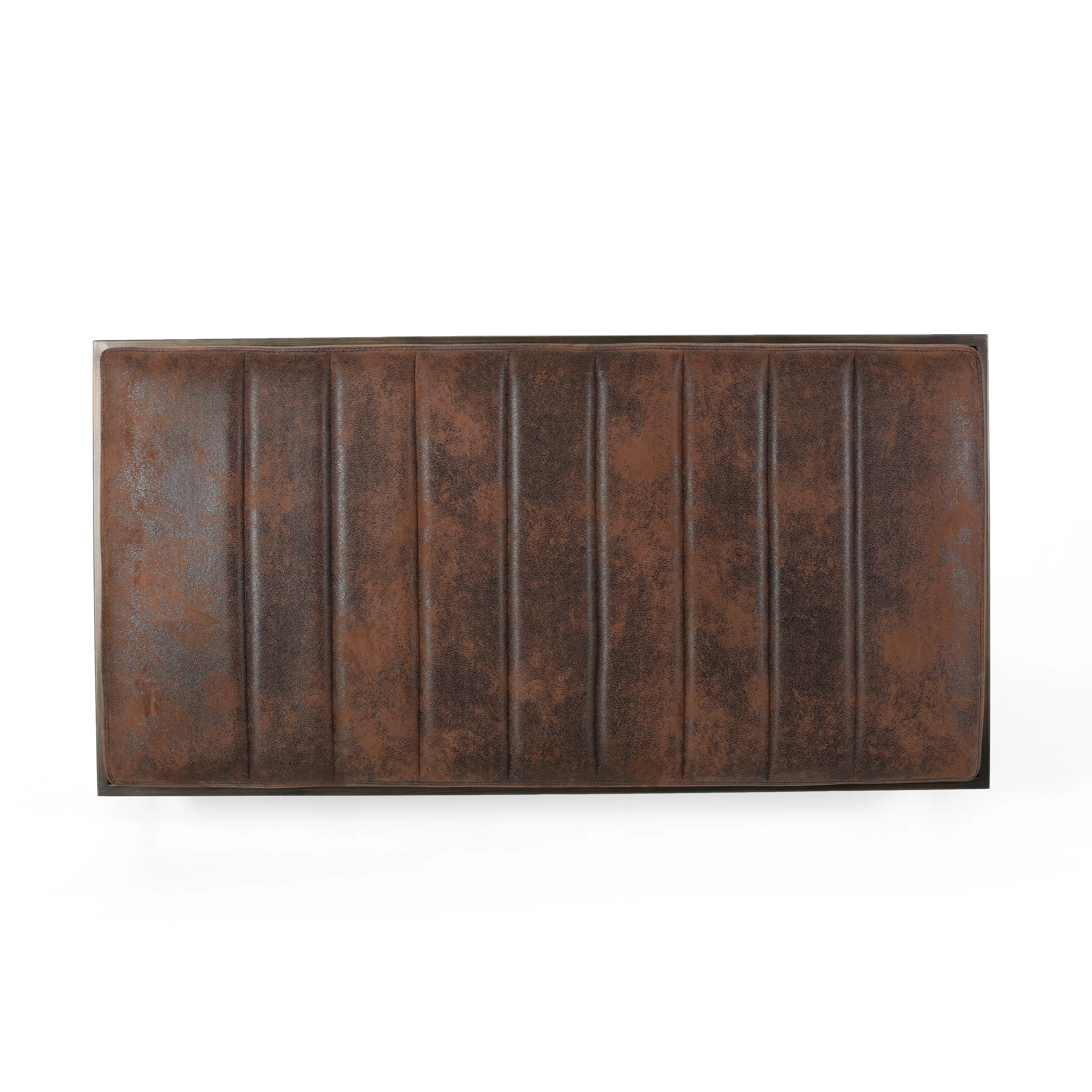 Vassy Modern Microfiber Ottoman Bench - furnishings