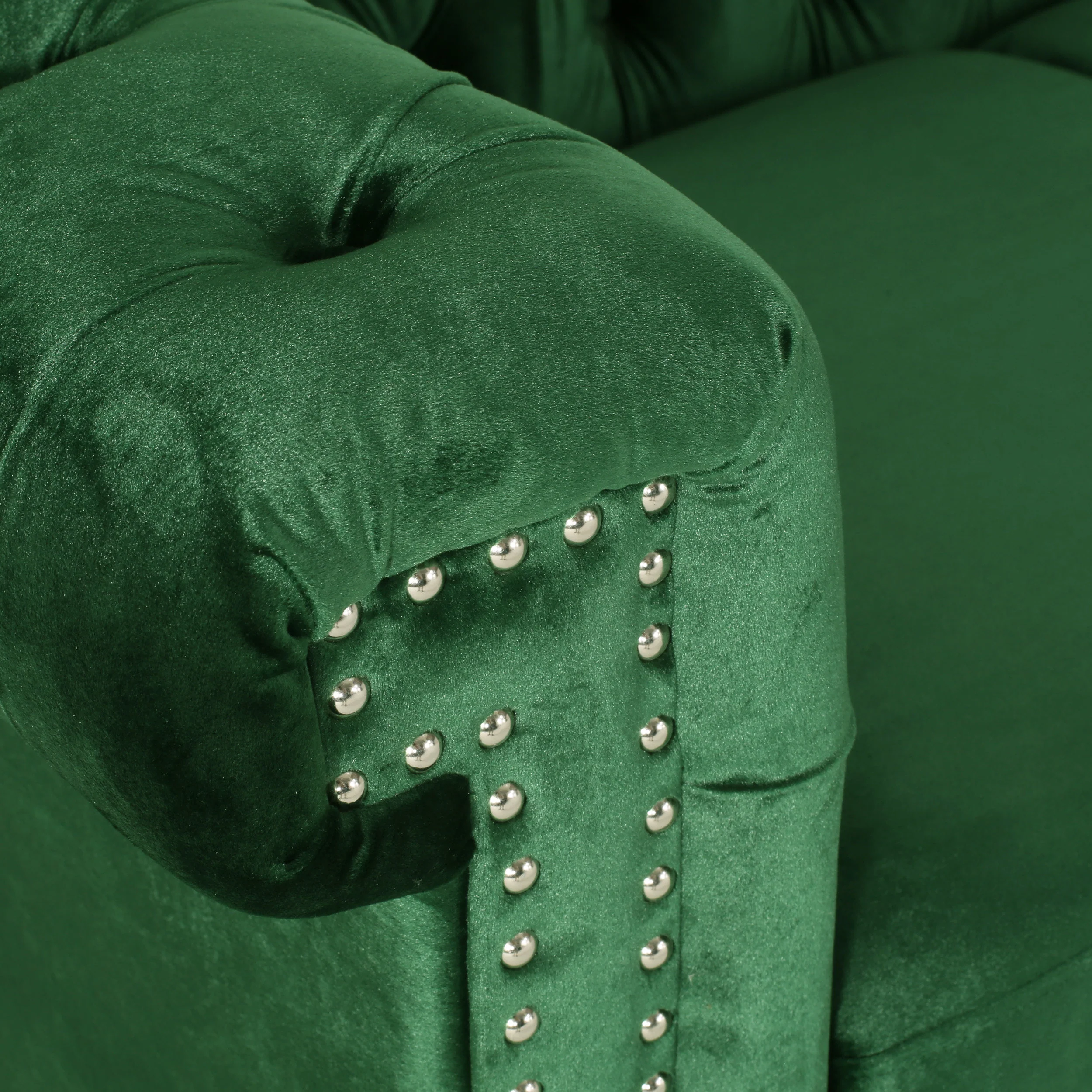 Zyiere Tufted Chesterfield 3 Seater Sofa - furnishings