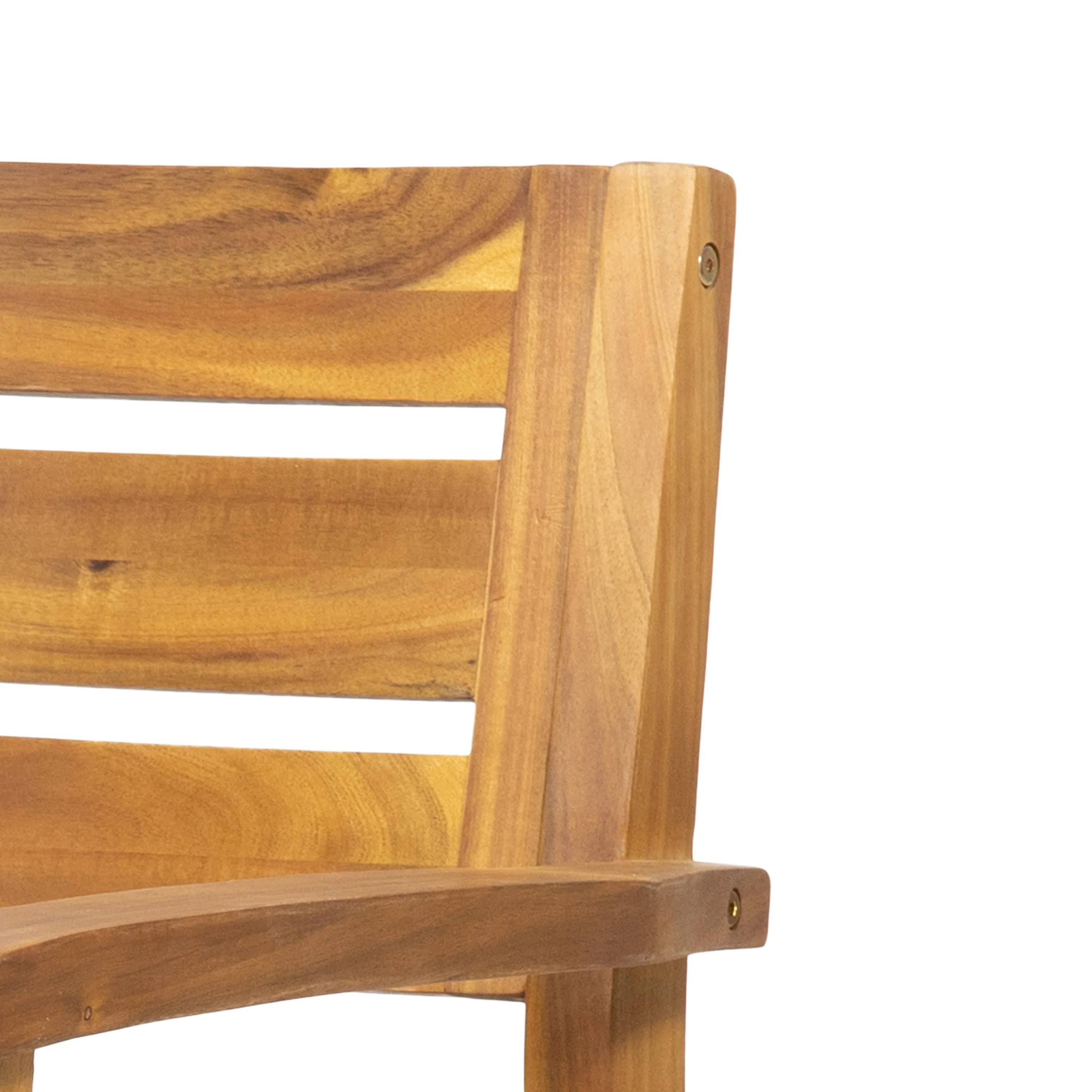 Stanford Outdoor Teak Finish Acacia Wood 5 Piece Dining Set - furnishings