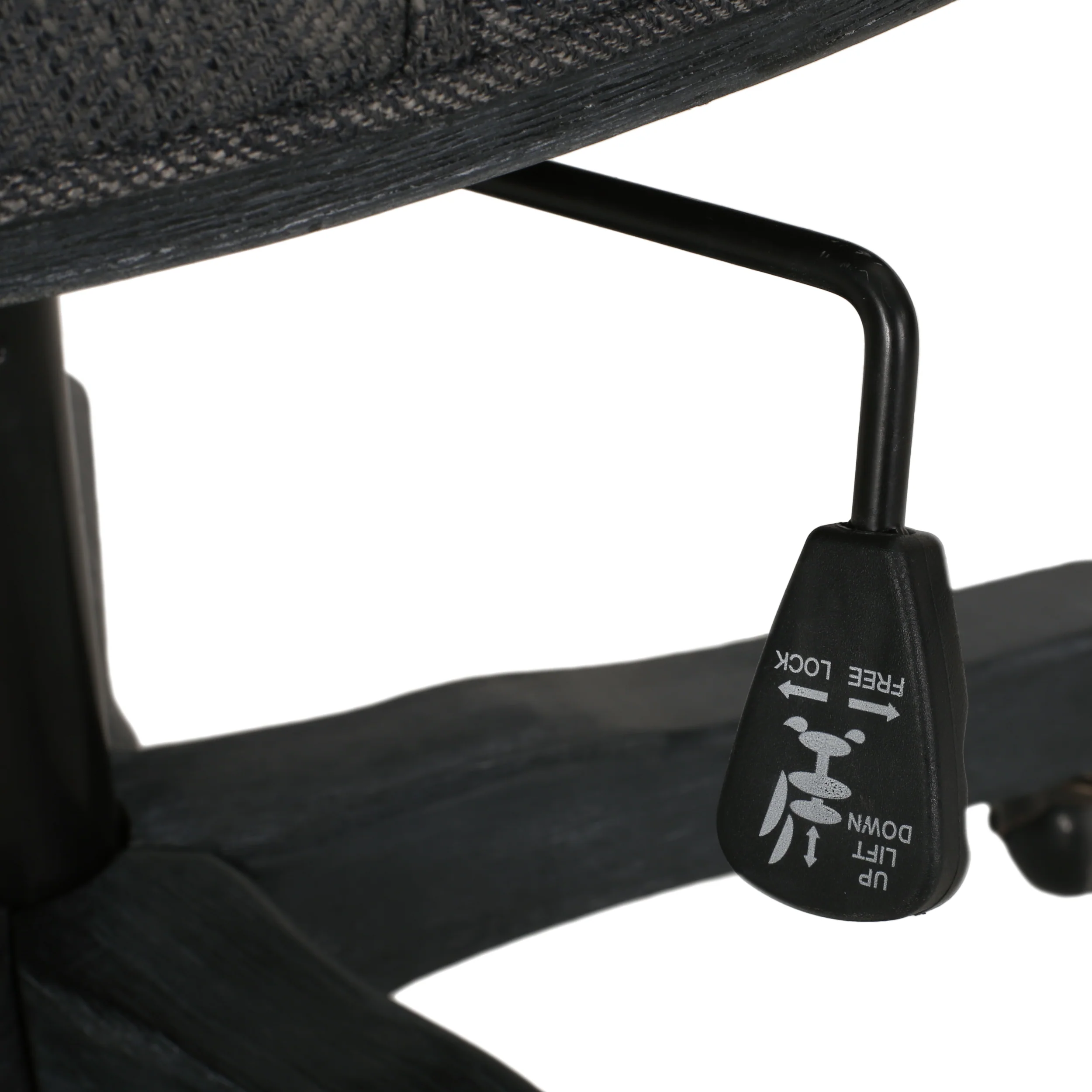 Andrea Contemporary Upholstered Roll Back Swivel Office Chair - furnishings
