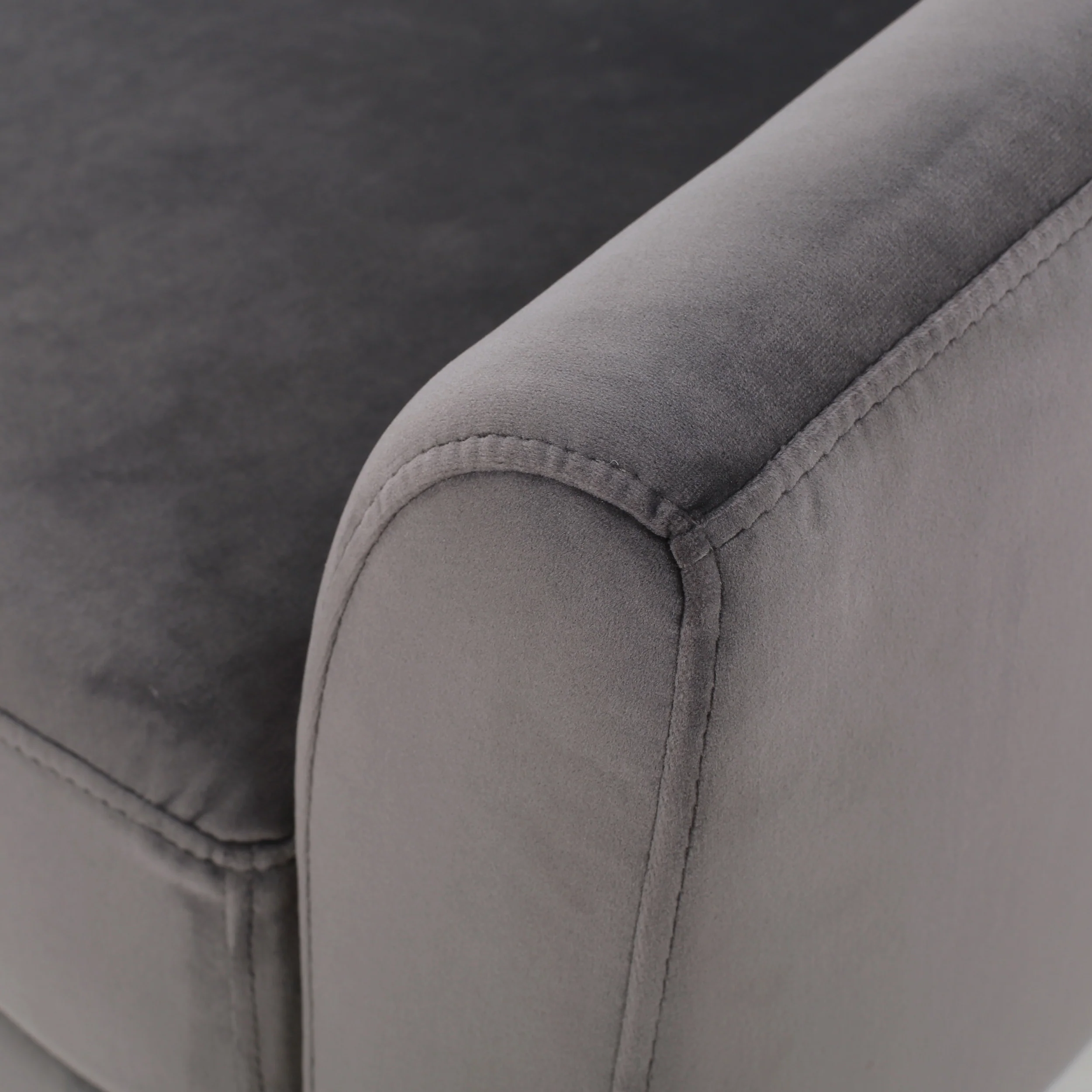 Aegis Modern Velvet Swivel Armchair - furnishings