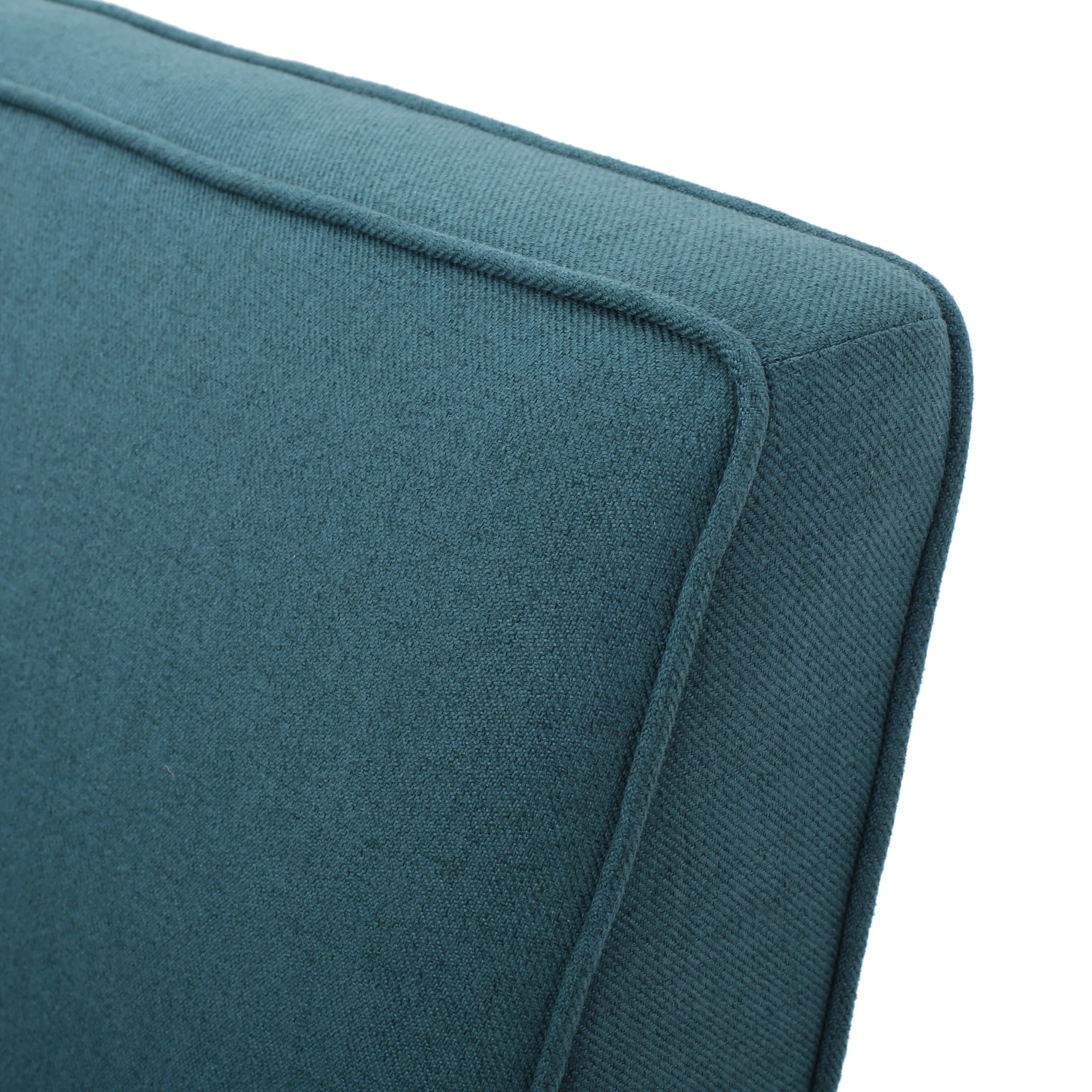 Charlotte Modern Simple Elegant Fabric Settee - furnishings