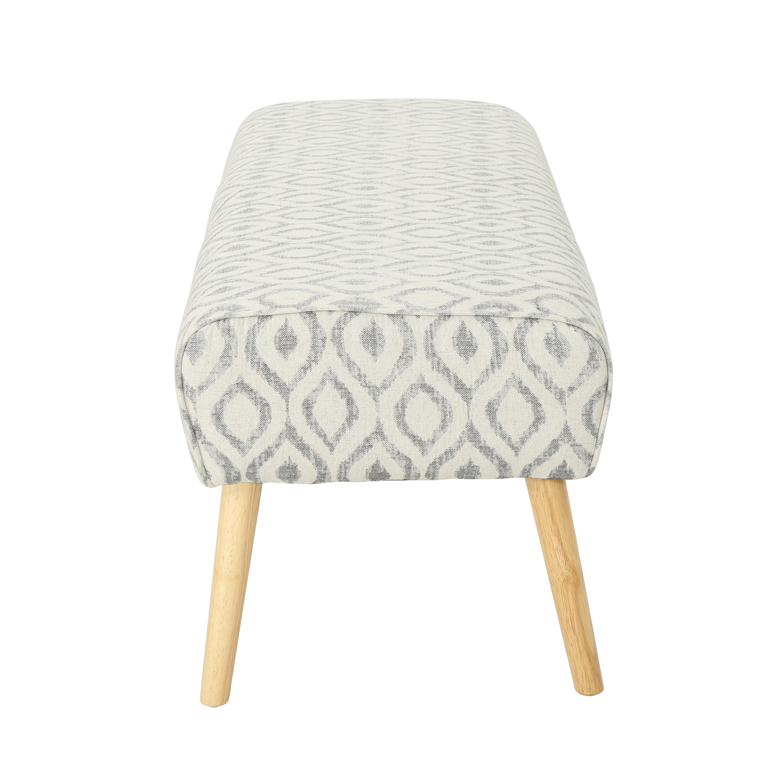 Petty Boho Fabric Bench - furnishings