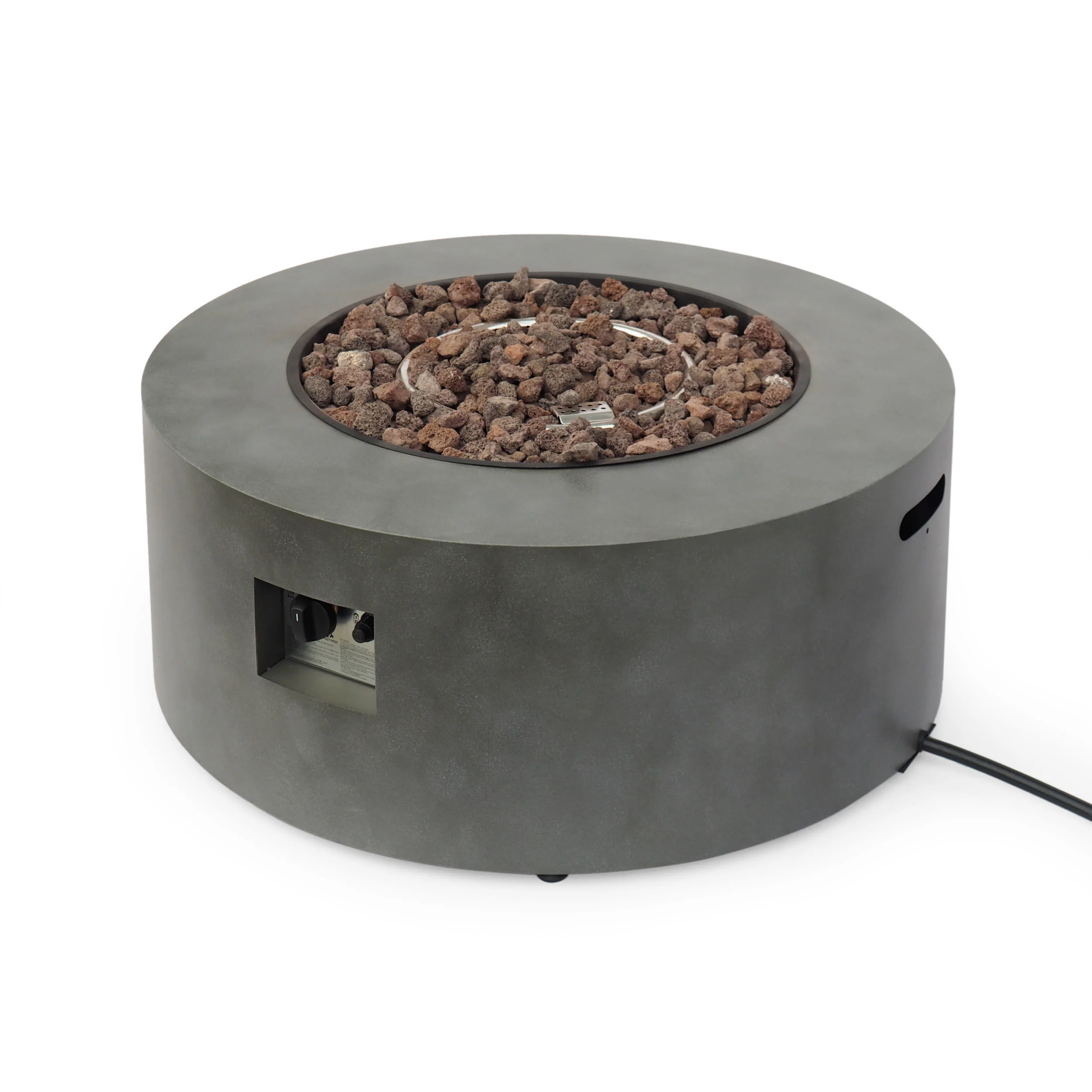 Jasmine Outdoor 40,000 BTU Circular Fire Pit (No Tank Holder) - furnishings