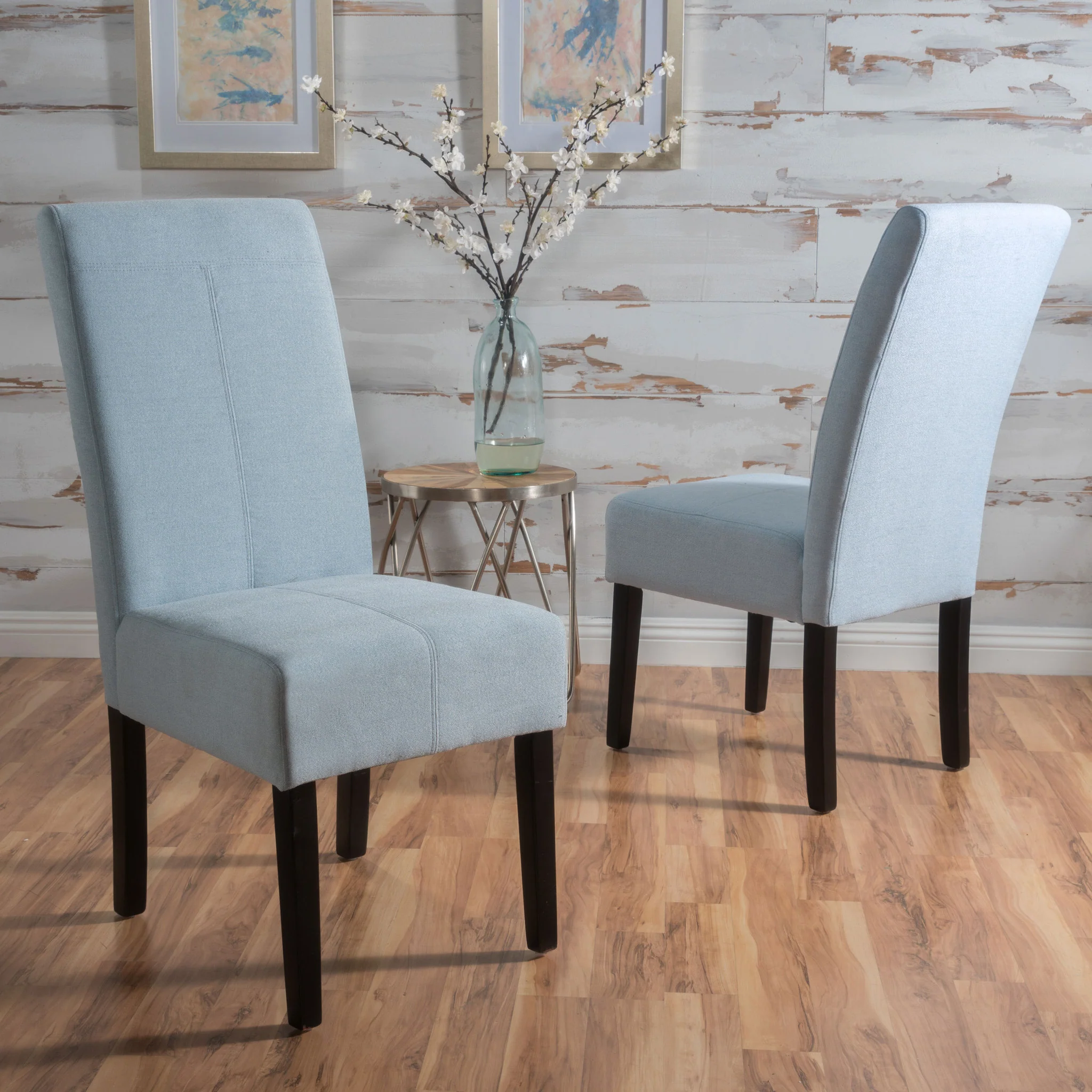 Percival Contemporary T-Stitch Fabric Dining Chairs (Set of 2) - furnishings