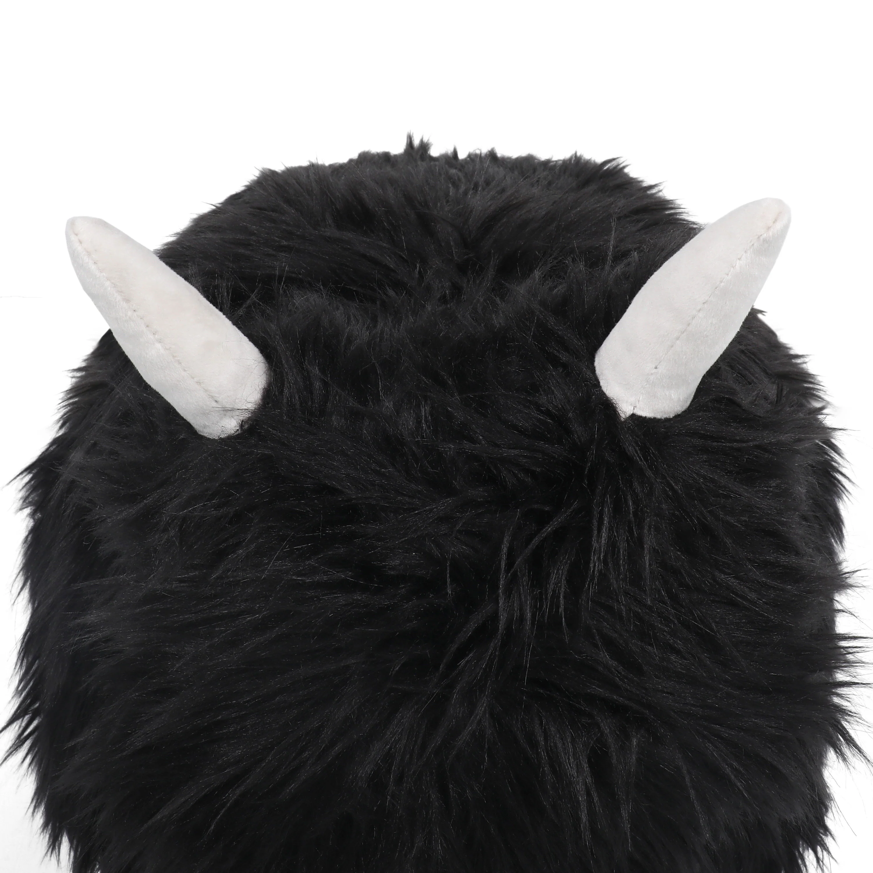 Kamla Furry Yak Ottoman - furnishings