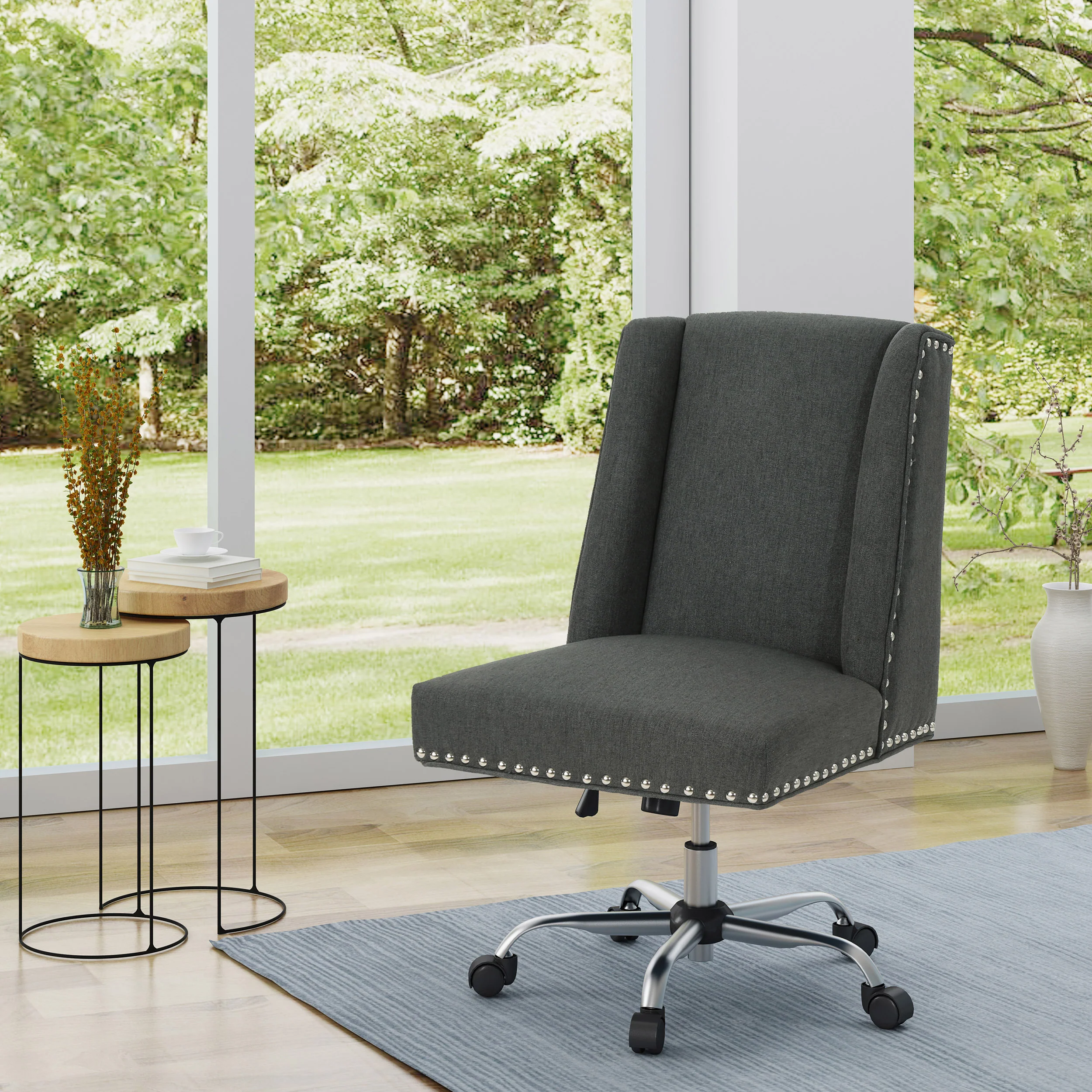 Quentin Home Office Fabric Desk Chair - furnishings