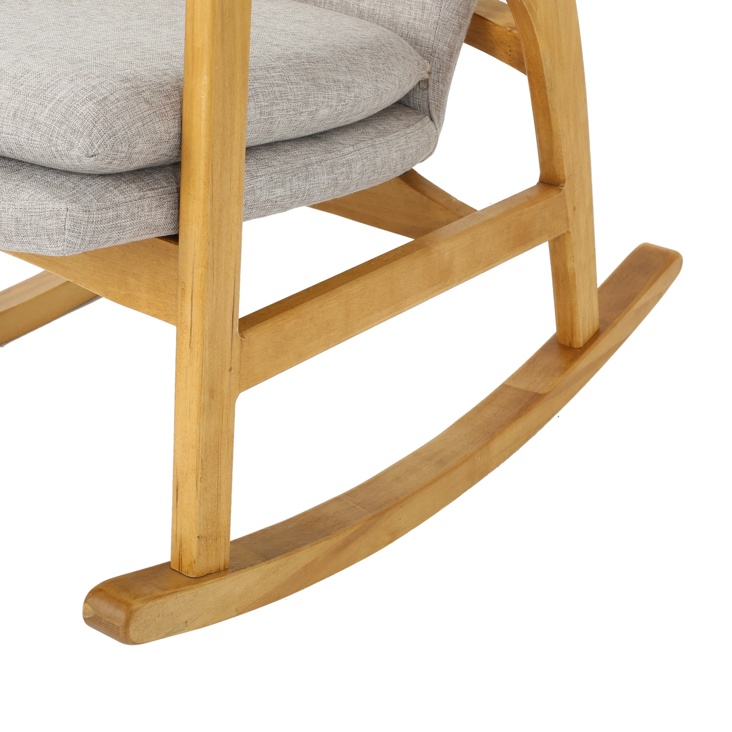 Whitman Mid Century Fabric Rocking Chair - furnishings