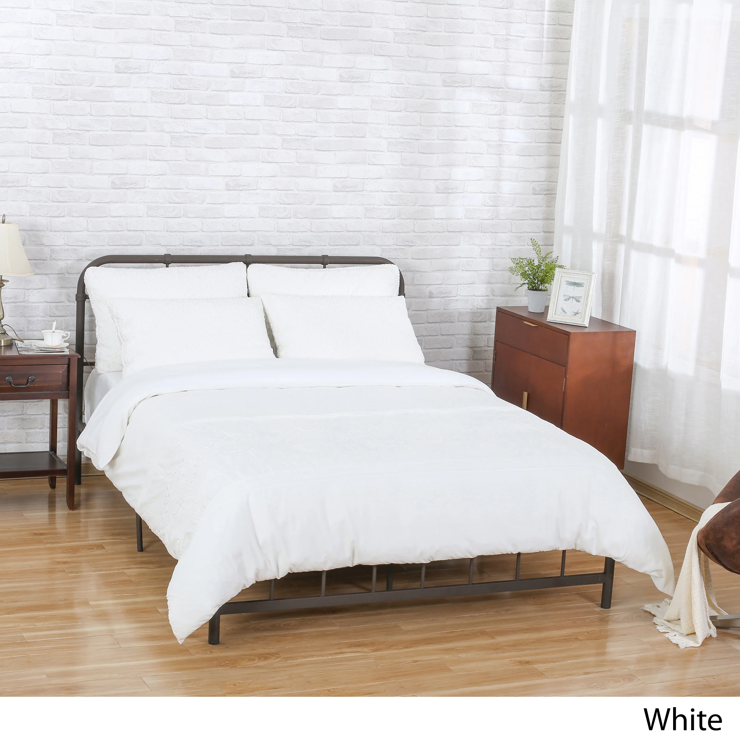 Rosalyn Queen Size Fabric Duvet Cover - furnishings