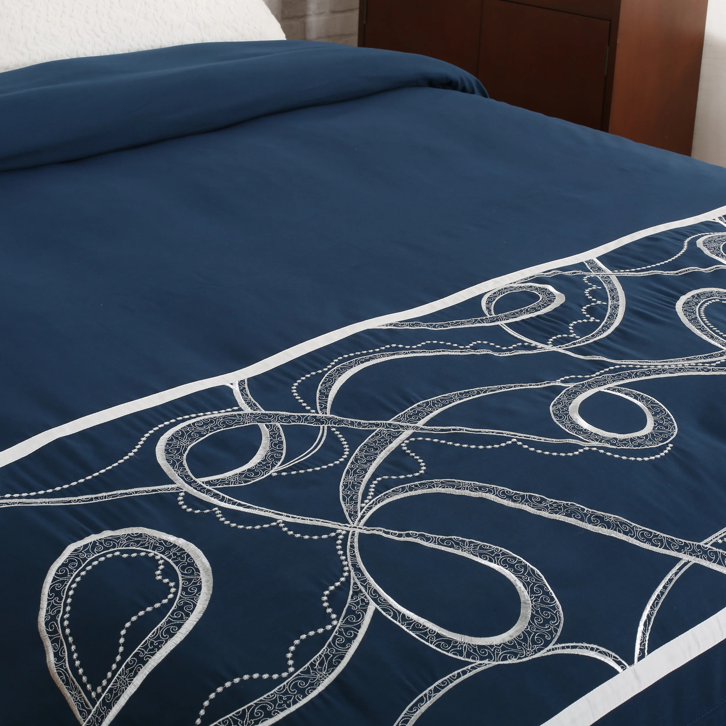 Charli Queen Size Fabric Duvet Cover - furnishings