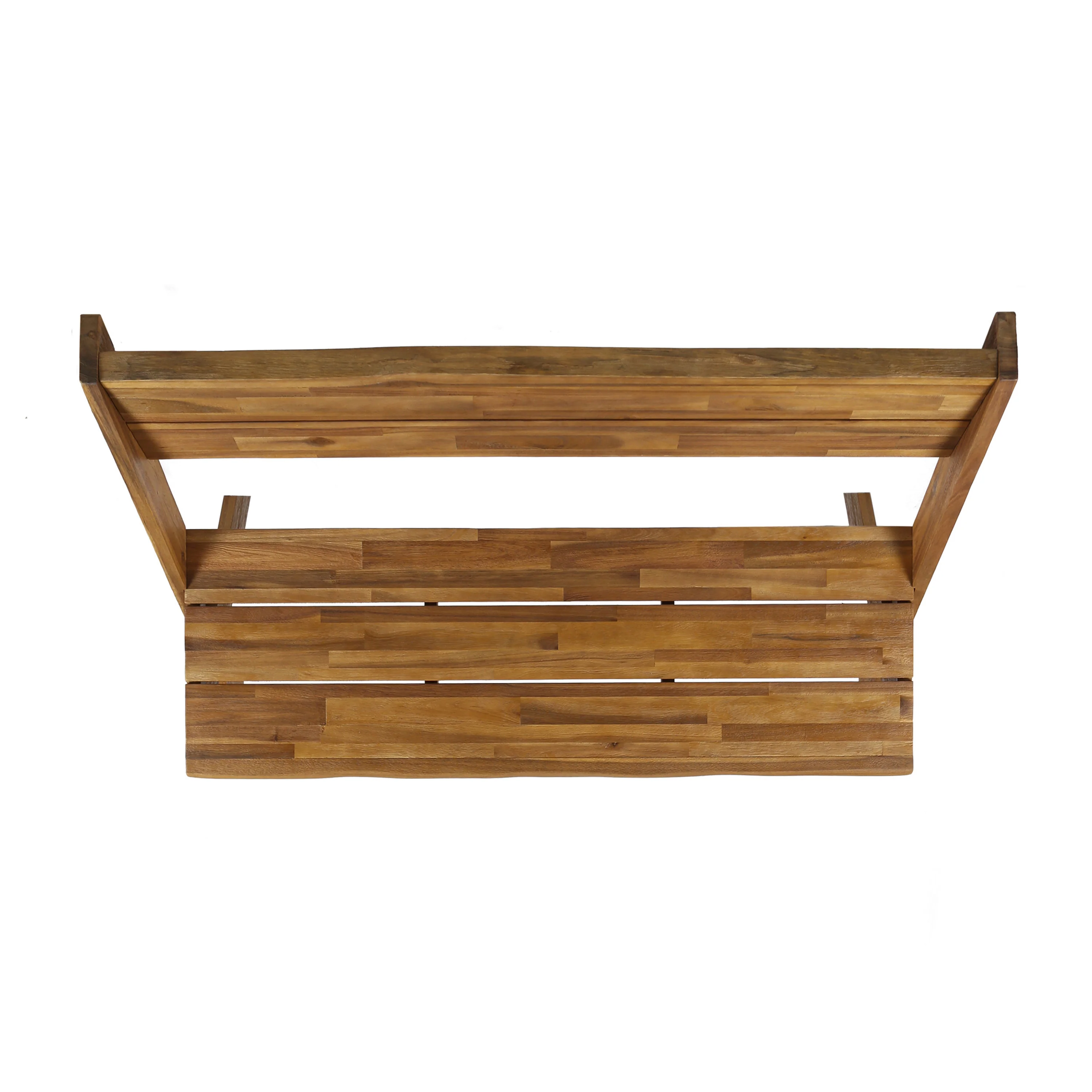 Irene Outdoor Acacia Wood Bench - furnishings