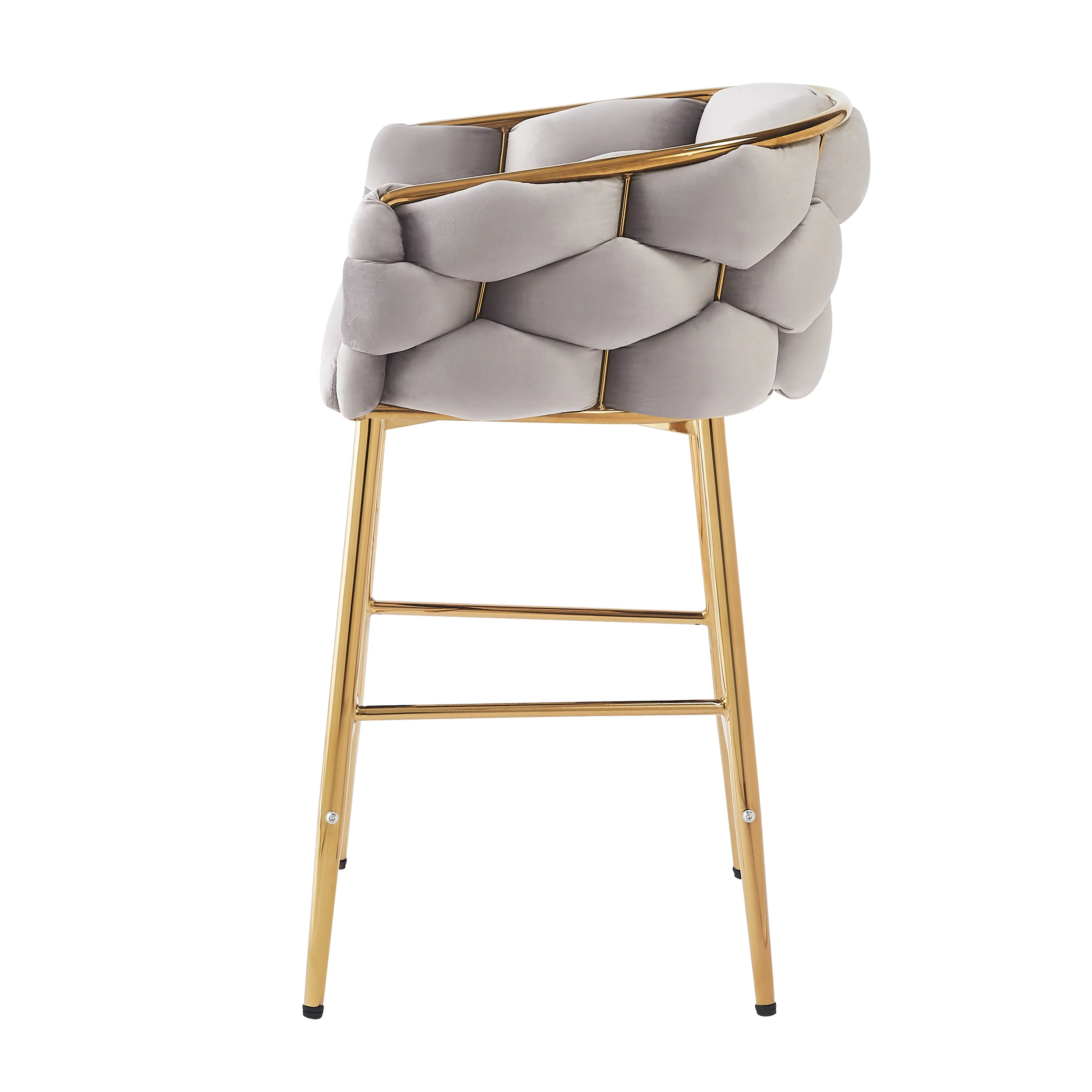 Reede Modern Upholstered Flannelette Counter Stools - furnishings